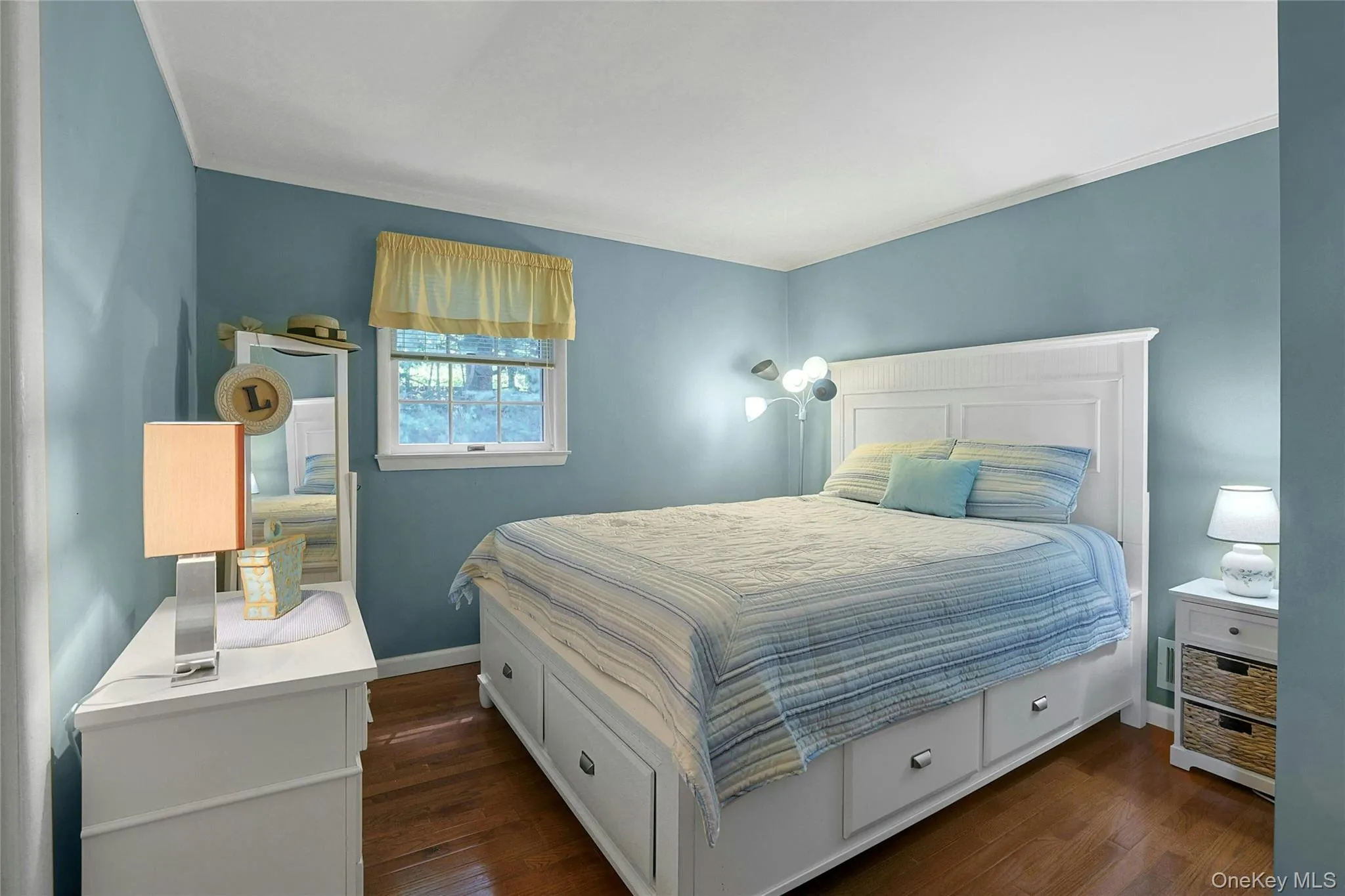 Bedroom with hardwood flooring Bedroom with hardwood flooring