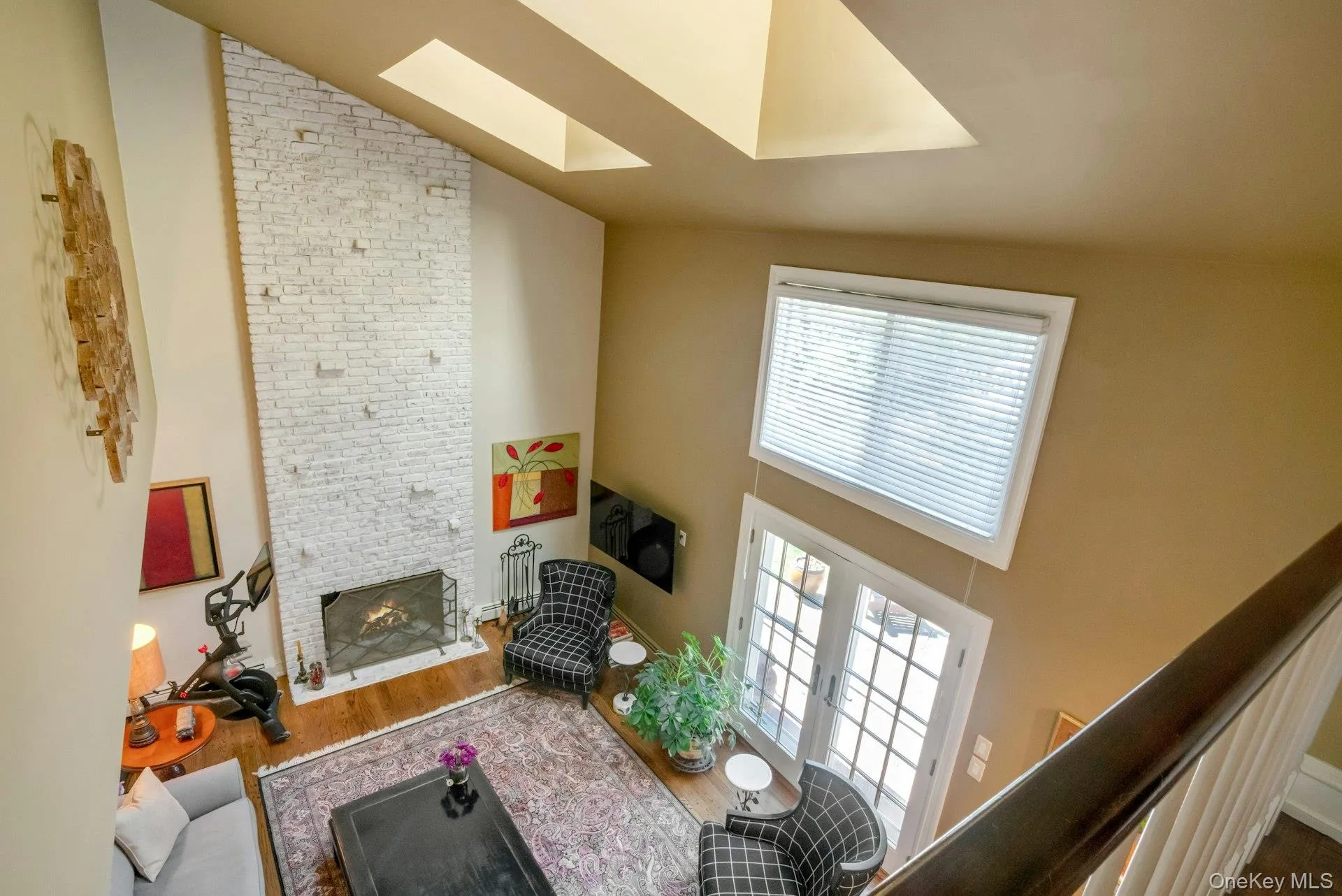Vaulted living room Vaulted living room