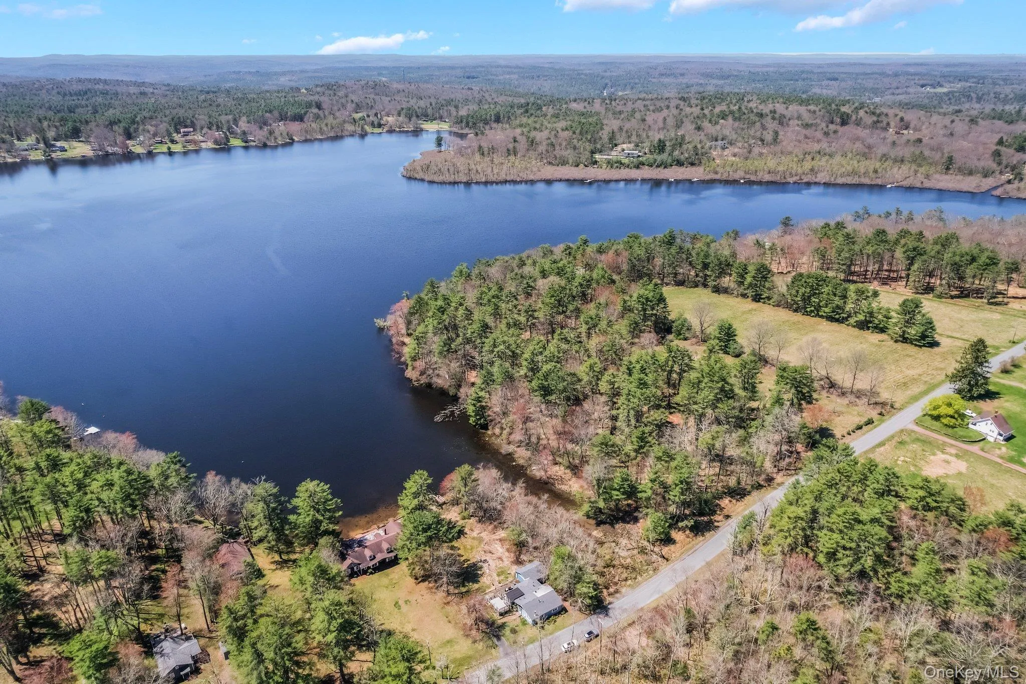 Aerial view with a water view Aerial view with a water view