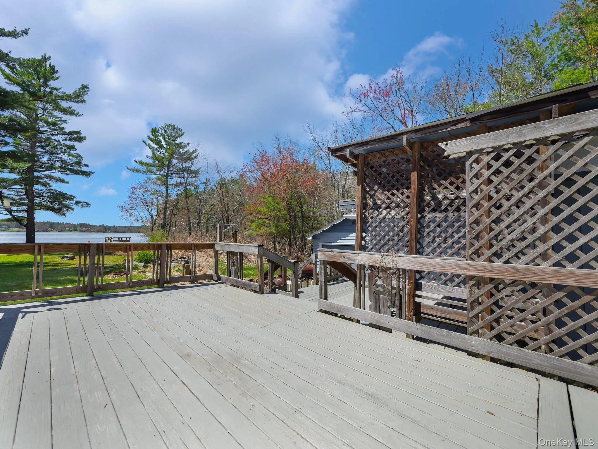 View of deck with lake view View of deck with lake view