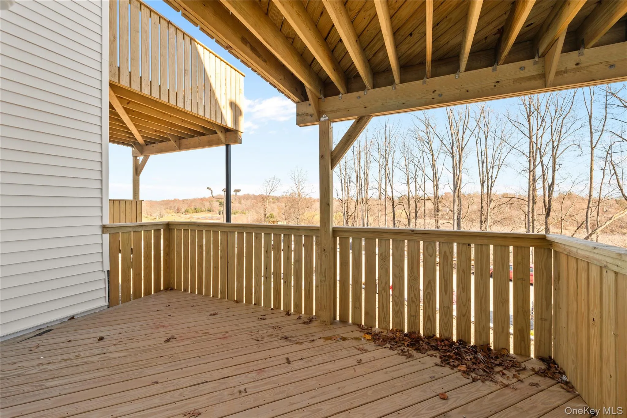 View of wooden deck View of wooden deck