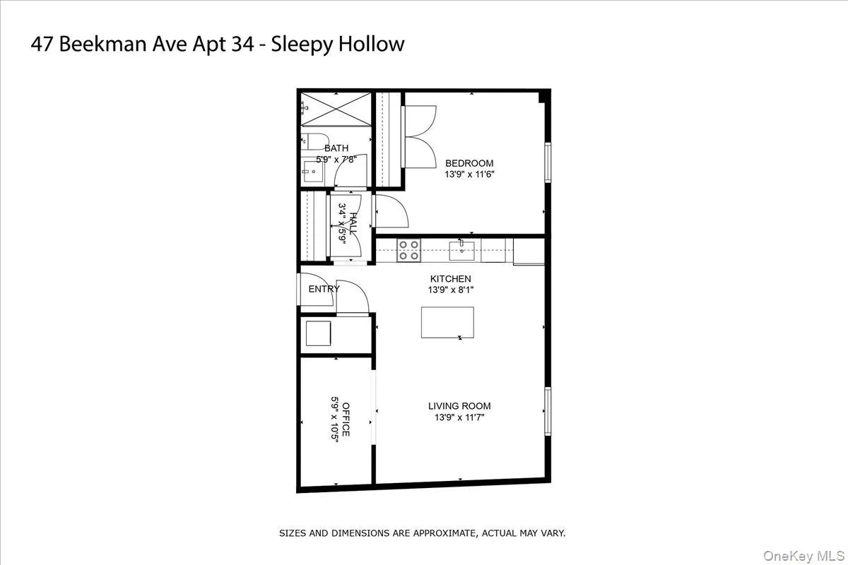 Junior 4 layout featuring 1 bedroom plus additional alcove for added flexibility. Junior 4 layout featuring 1 bedroom plus additional alcove for added flexibility.