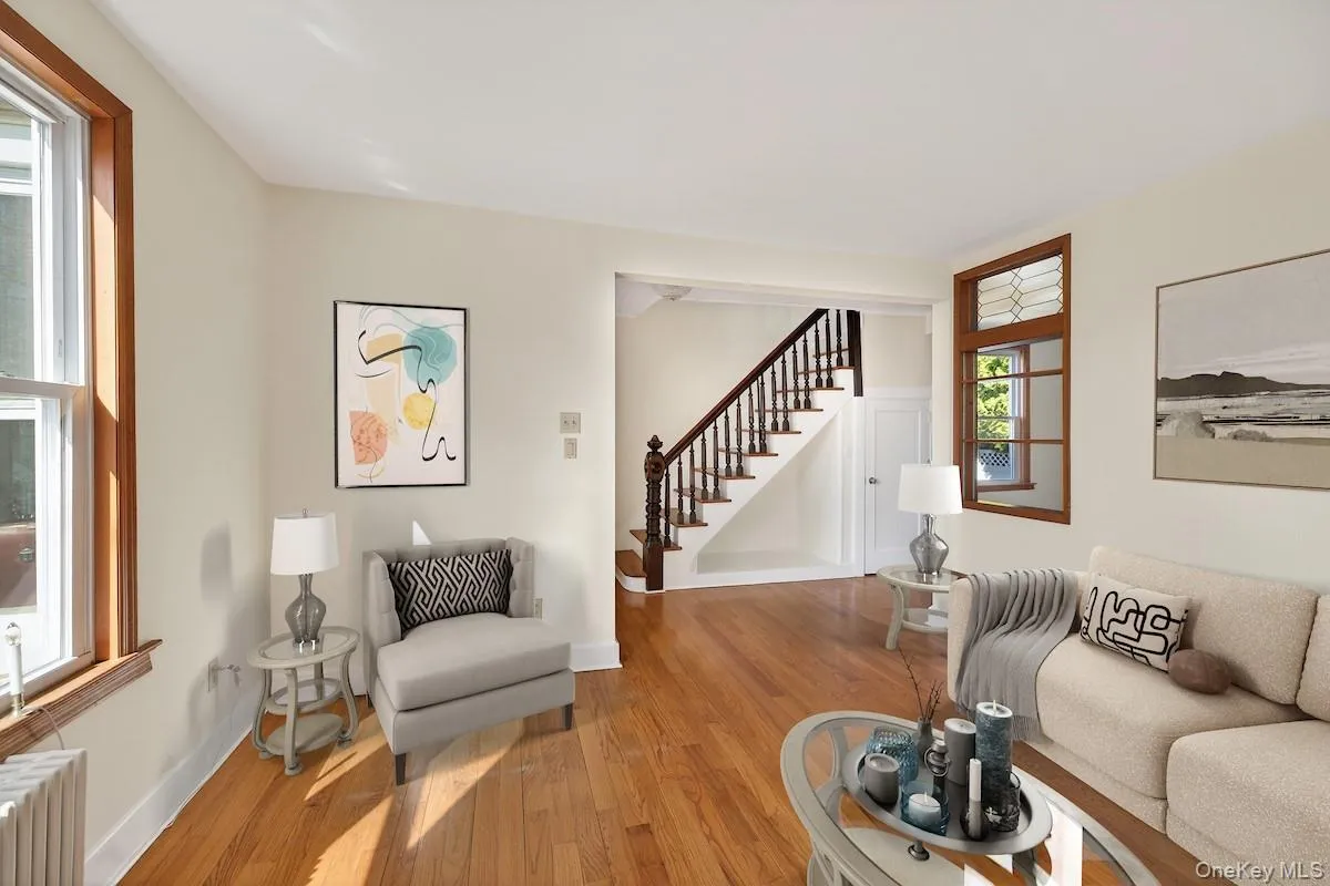 Living room, virtually staged Living room, virtually staged
