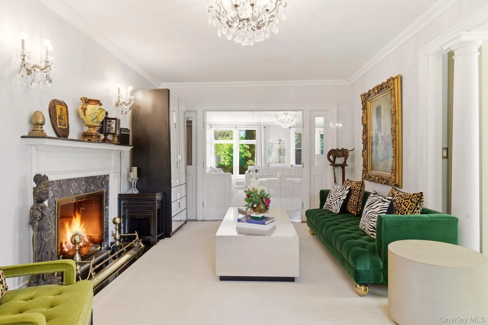 elegant crown moldings, hardwood floors, chandeliers elegant crown moldings, hardwood floors, chandeliers