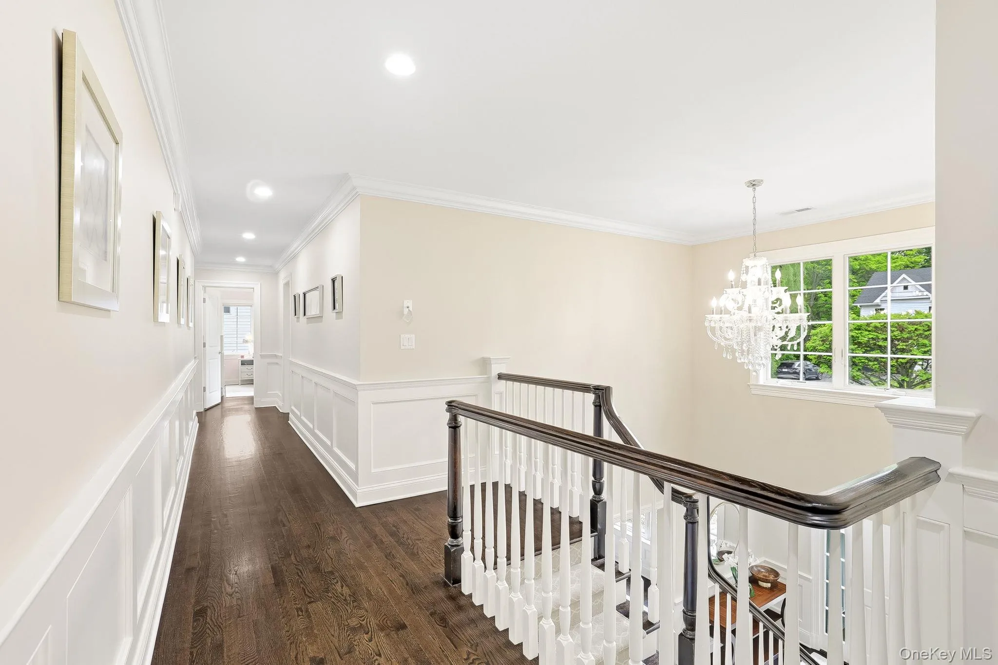 A generously sized landing welcomes to you to the second floor. A generously sized landing welcomes to you to the second floor.