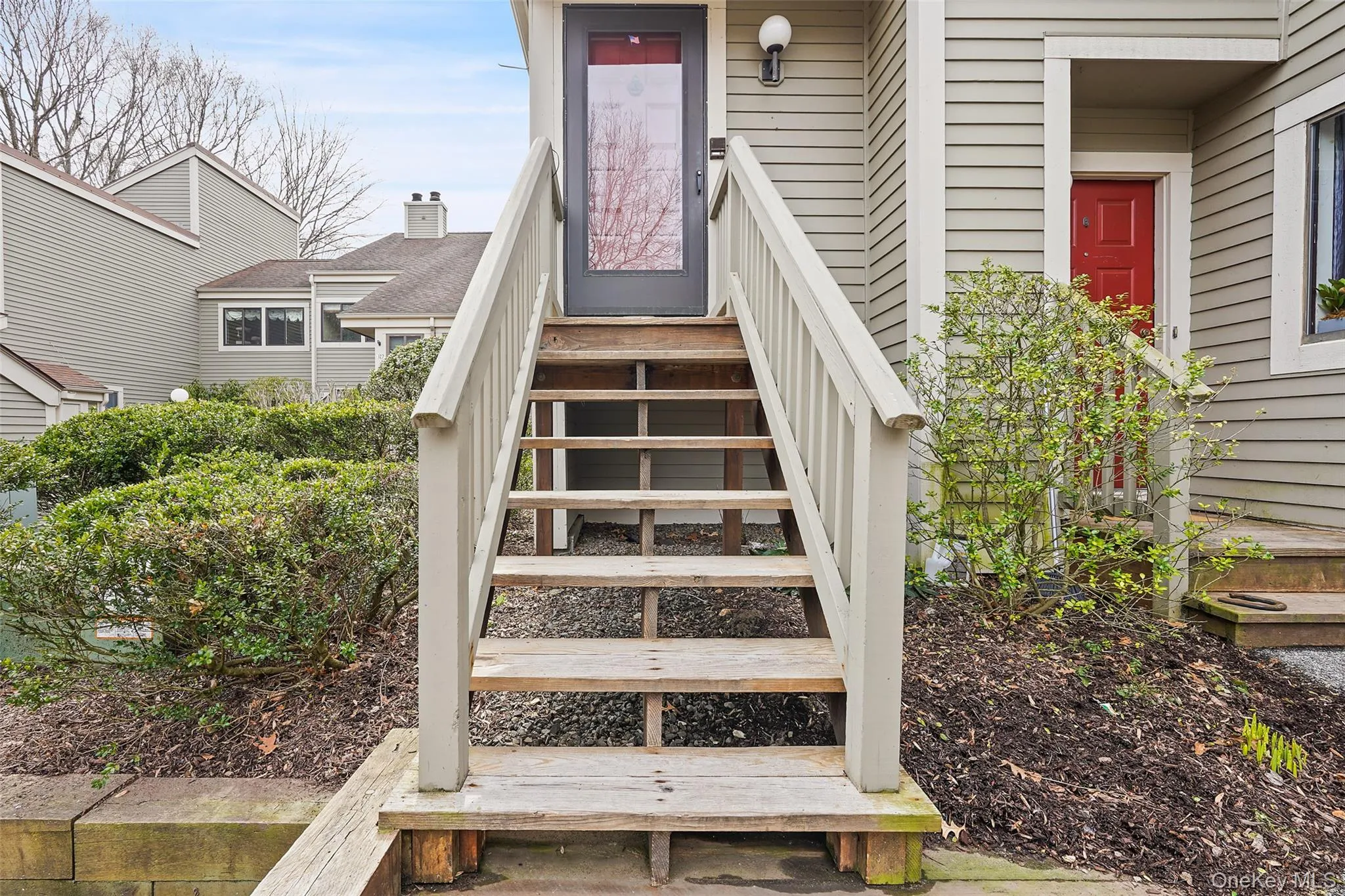 Stairs to second floor unit 132 Stone Meadow Stairs to second floor unit 132 Stone Meadow