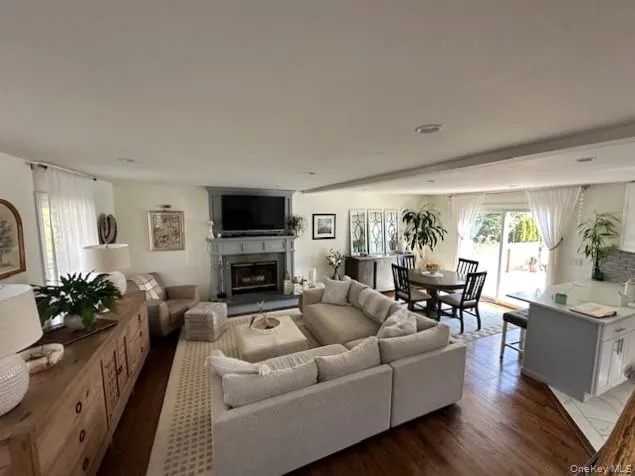 Living Room with Fireplace
