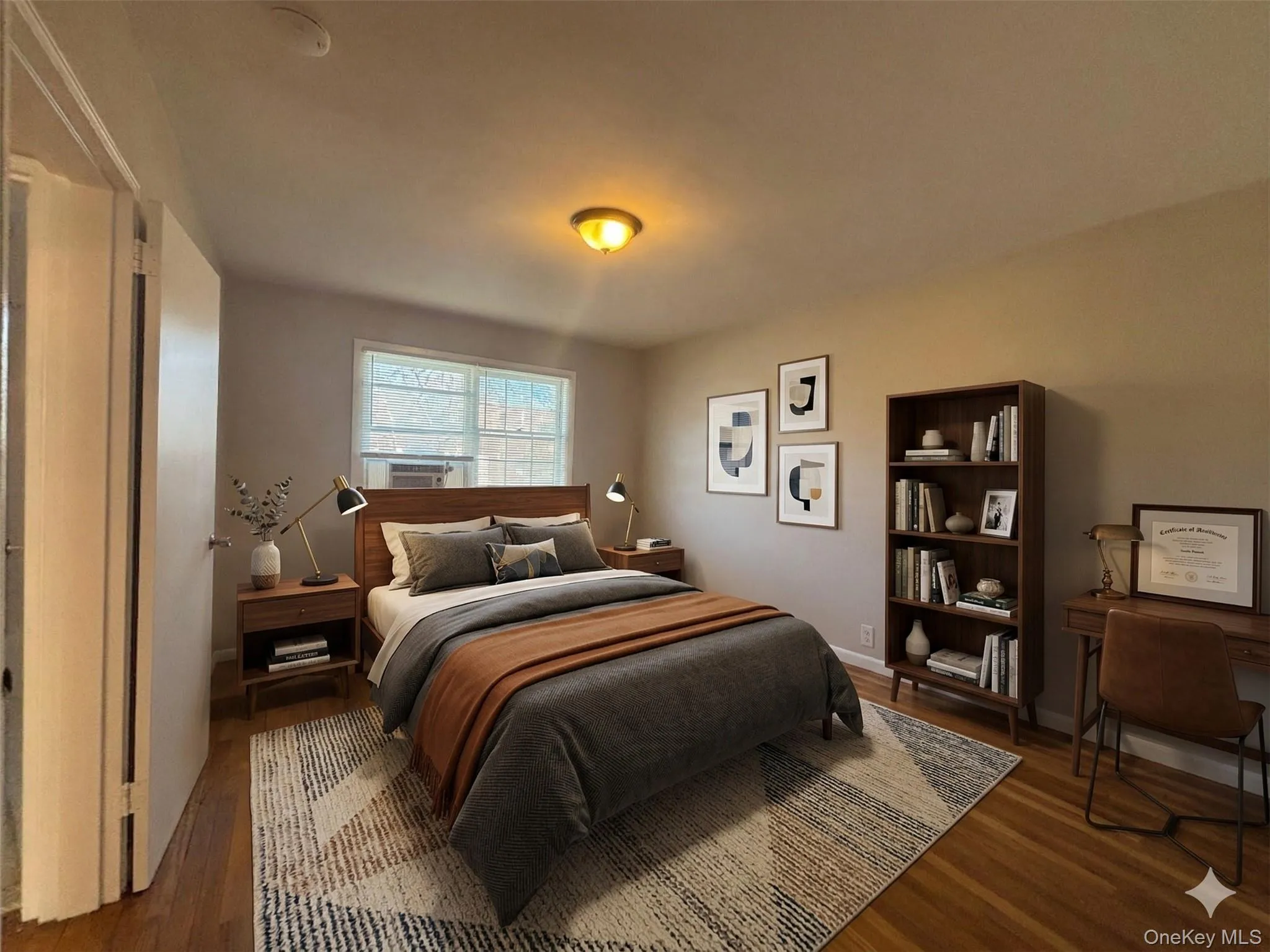 Bedroom virtually staged. Bedroom virtually staged.