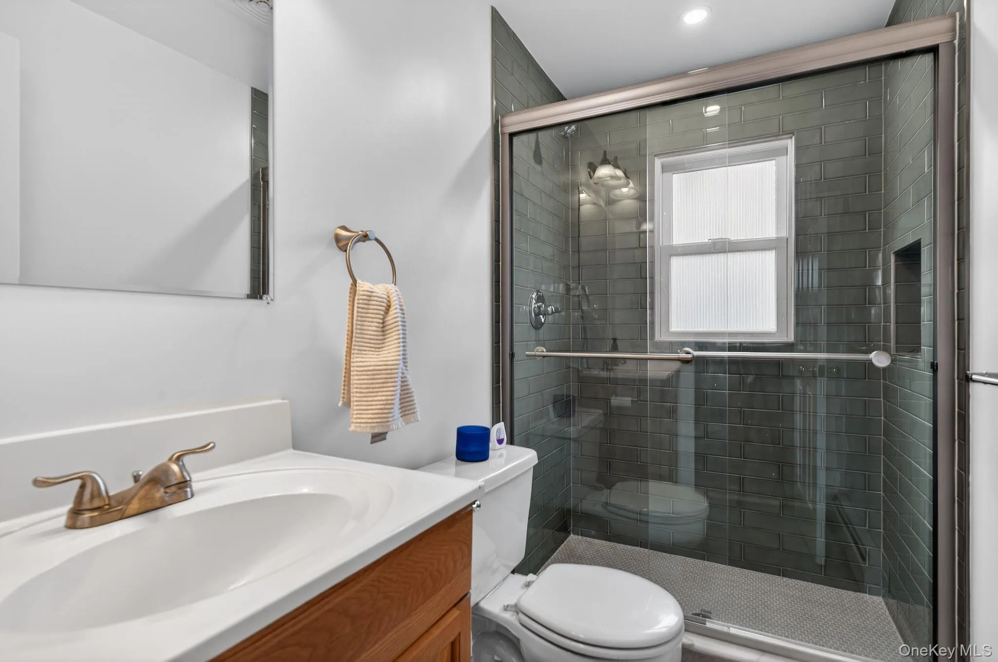 Bathroom on same level as large family room. Bathroom on same level as large family room.