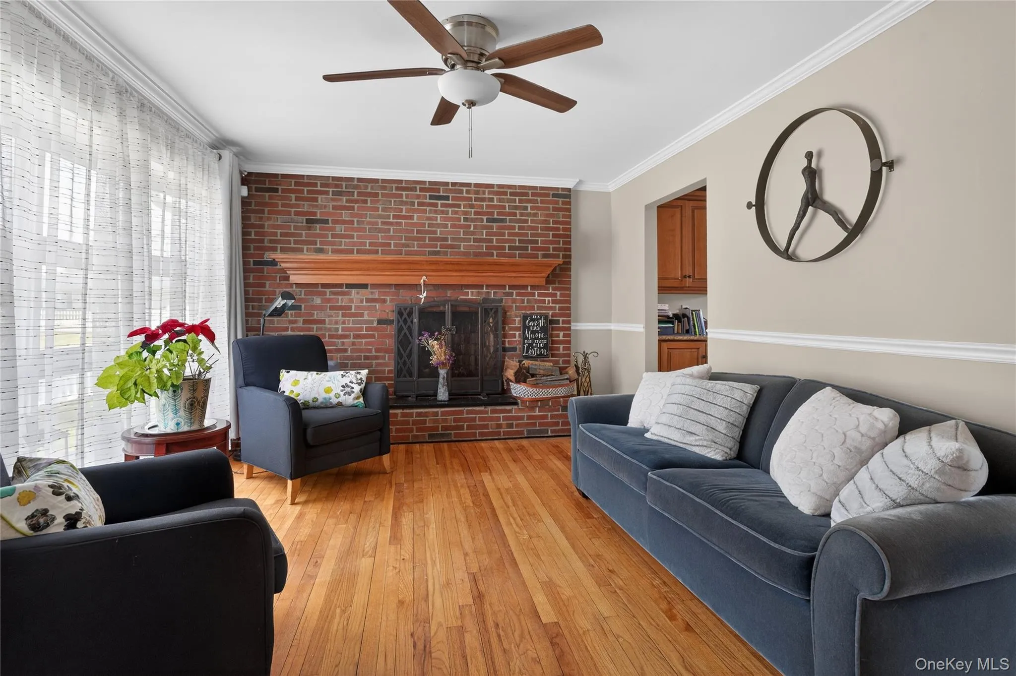 Living room with fireplace. Living room with fireplace.