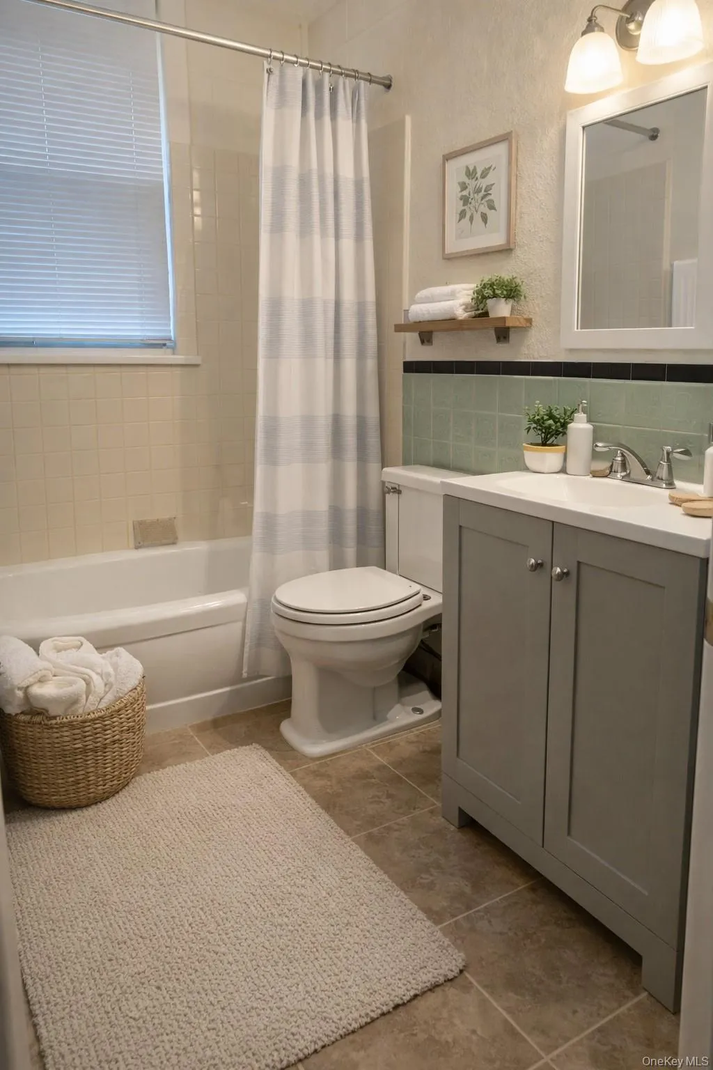 Virtually Staged Bath Virtually Staged Bath