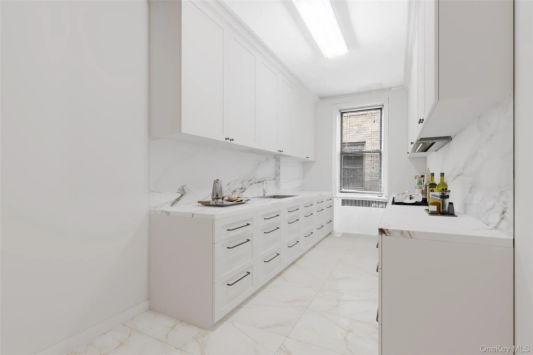 Virtually Staged. Showing the potential of this kitchen and length. Virtually Staged. Showing the potential of this kitchen and length.