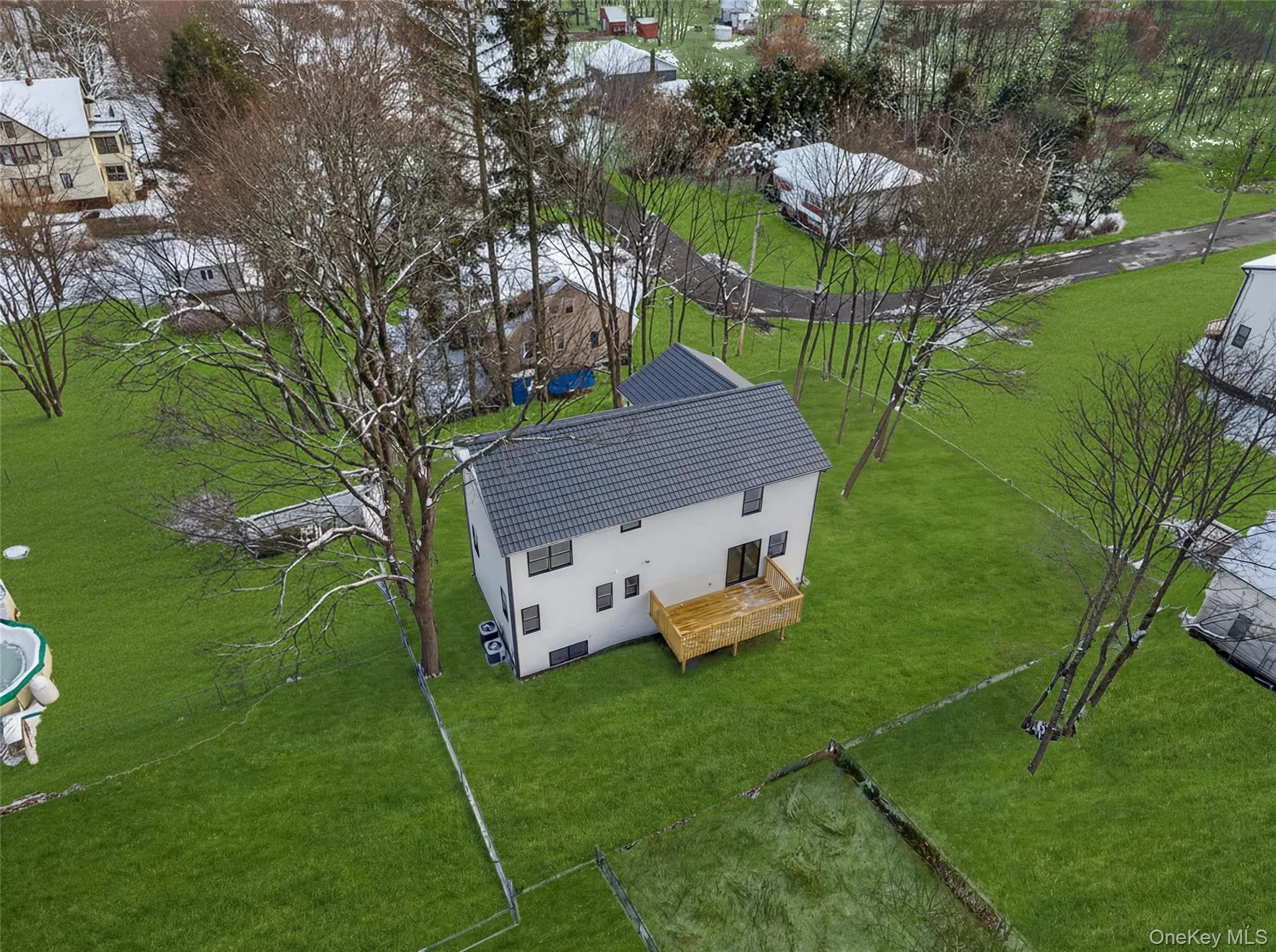 Aerial view of property and surrounding area Aerial view of property and surrounding area