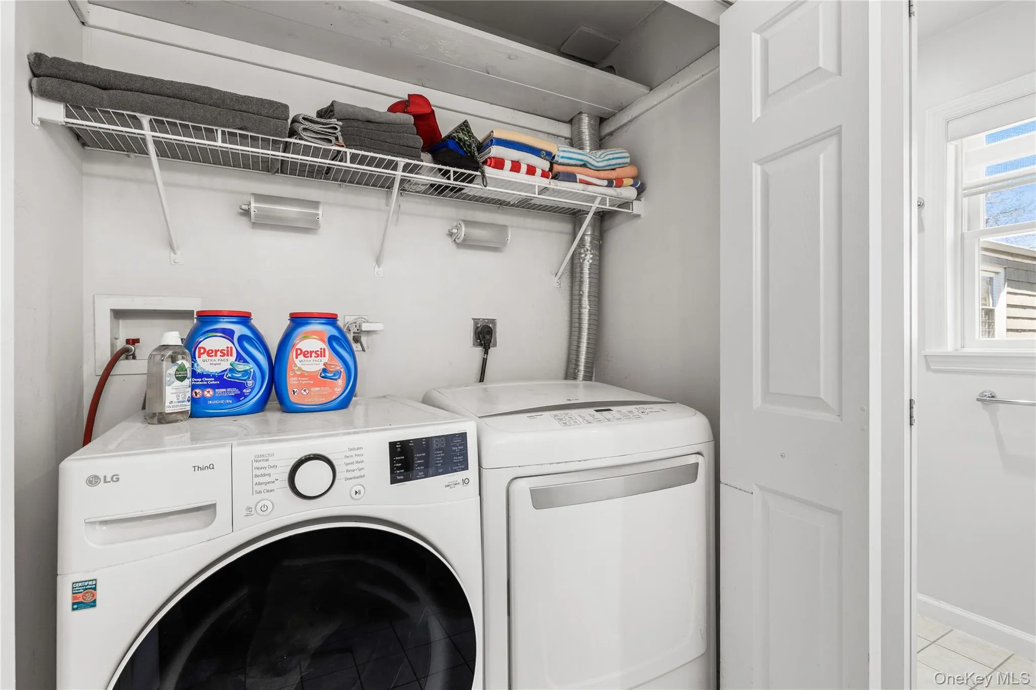 Laundry conveniently located in hall bathroom upstairs Laundry conveniently located in hall bathroom upstairs