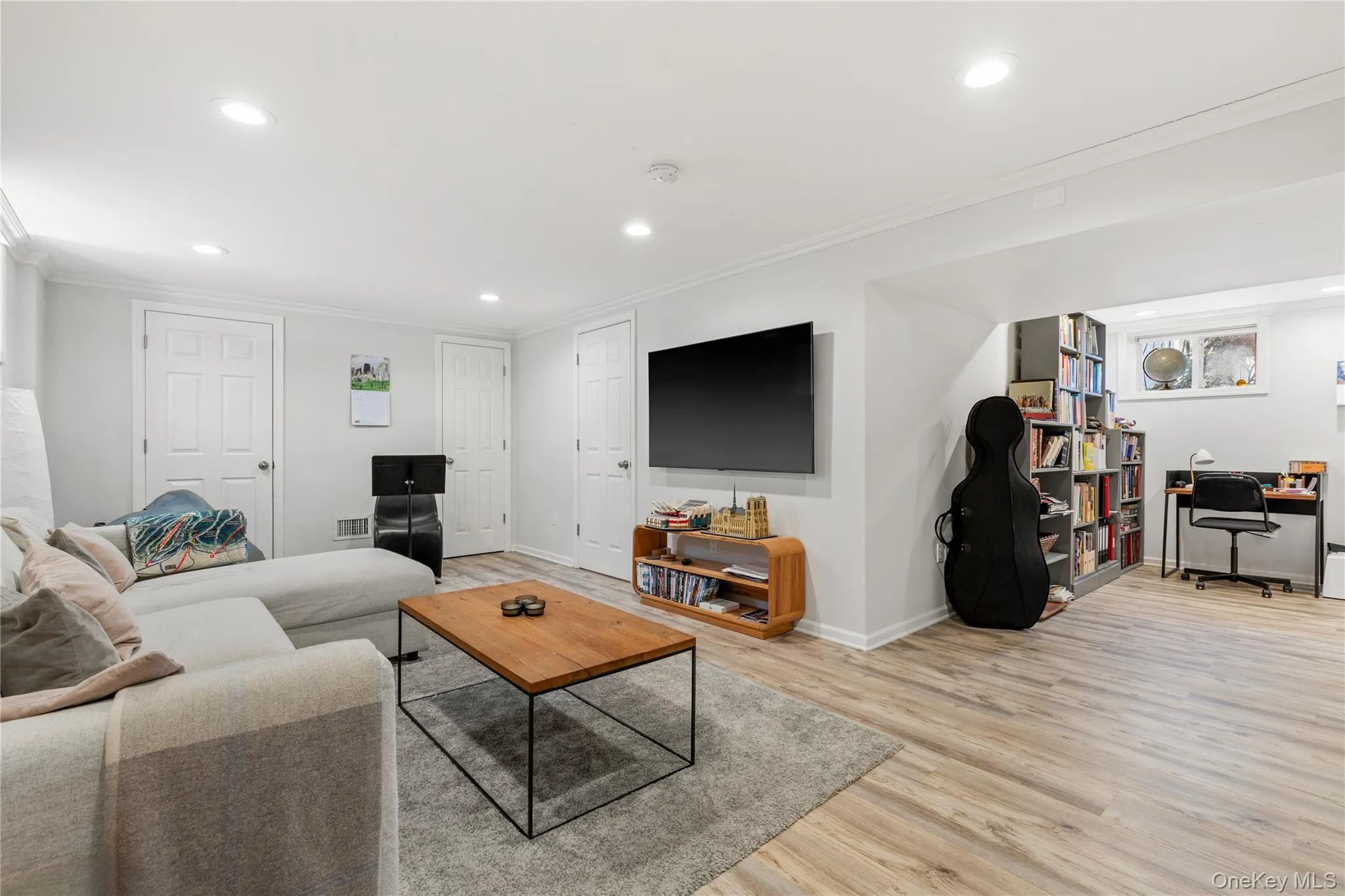 Downstairs Recreation area for lounging around, work and play. Also features generous storage areas Downstairs Recreation area for lounging around, work and play. Also features generous storage areas