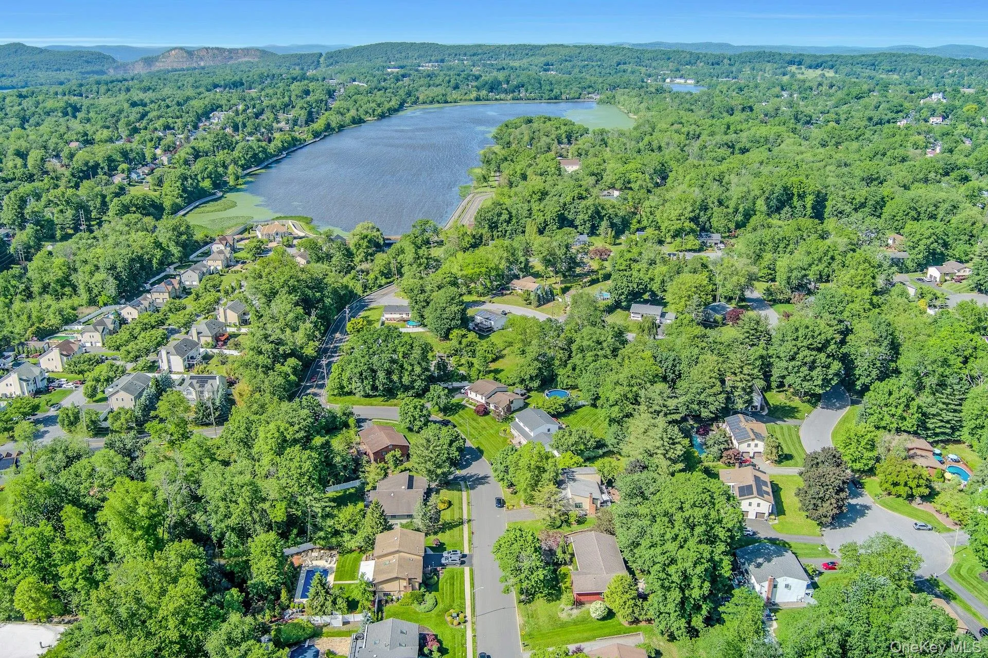 Congers Lake Park is around the corner Congers Lake Park is around the corner
