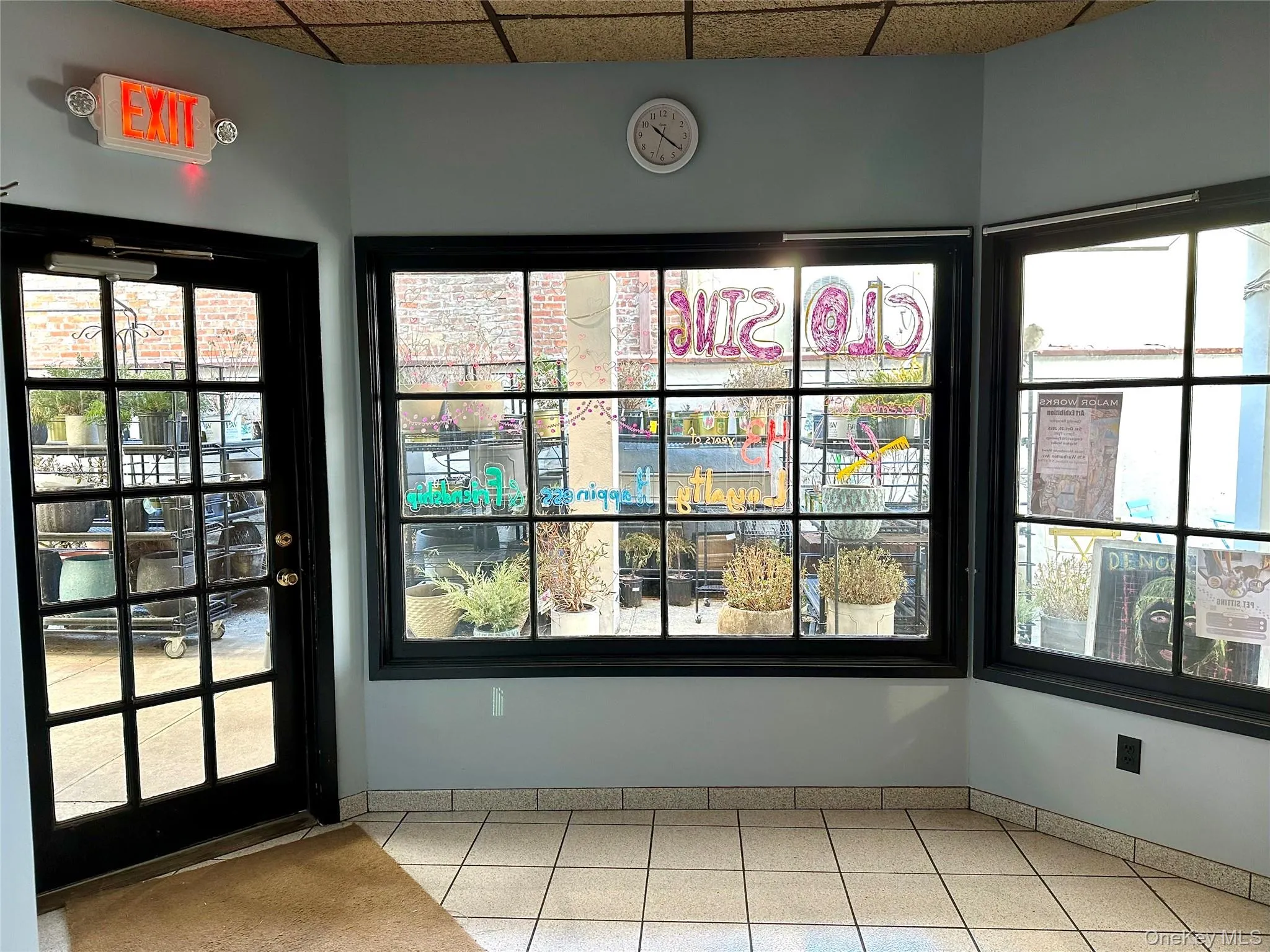 Interior view of entrance. Interior view of entrance.