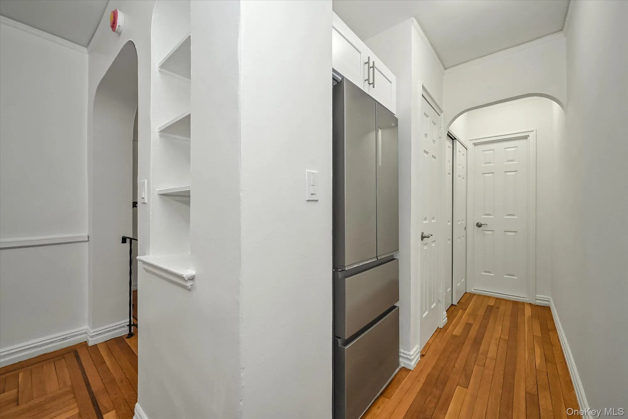 Entrance hallway featuring light wood-style flooring Entrance hallway featuring light wood-style flooring