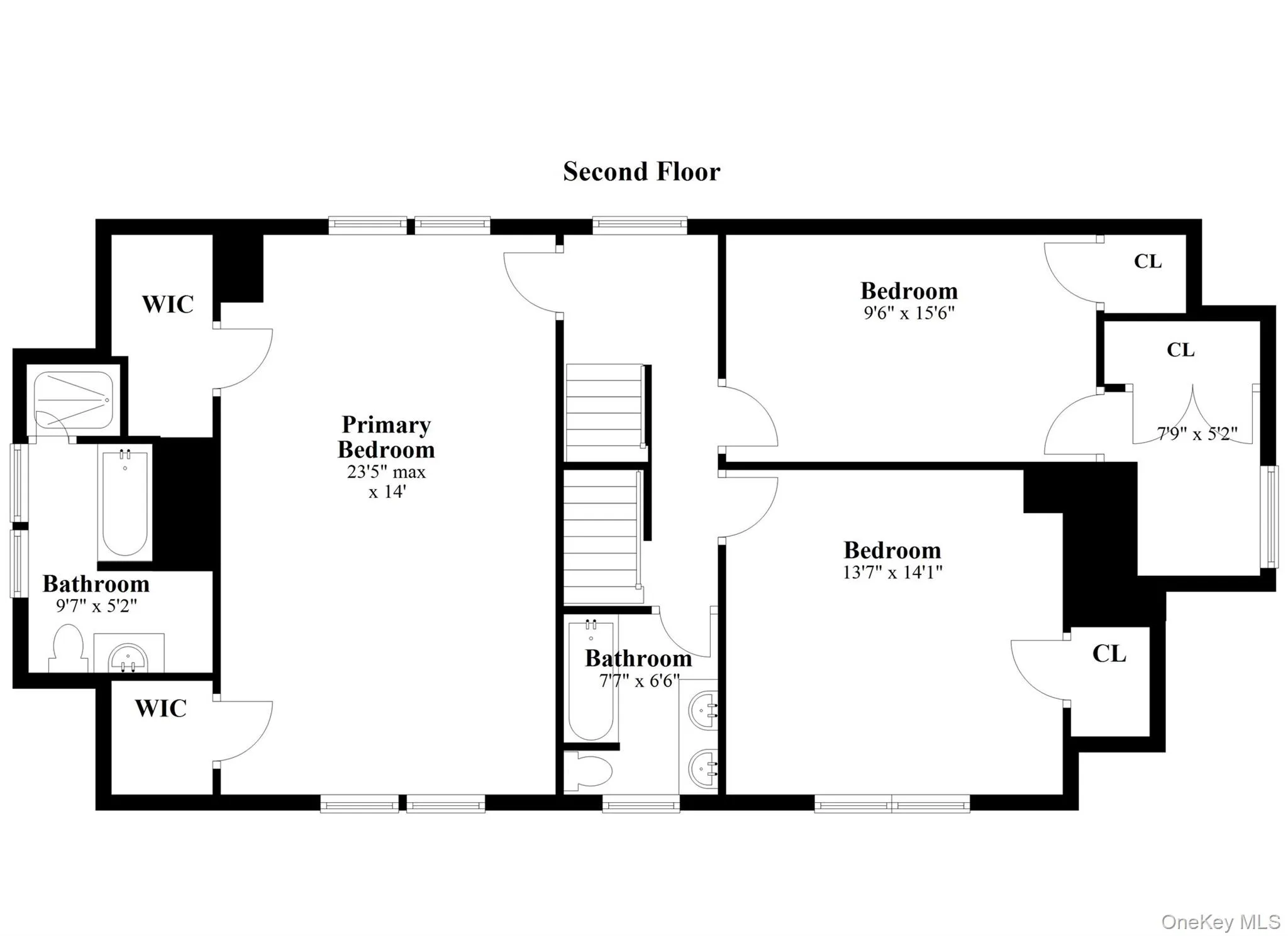 Second floor - bedroom level Second floor - bedroom level