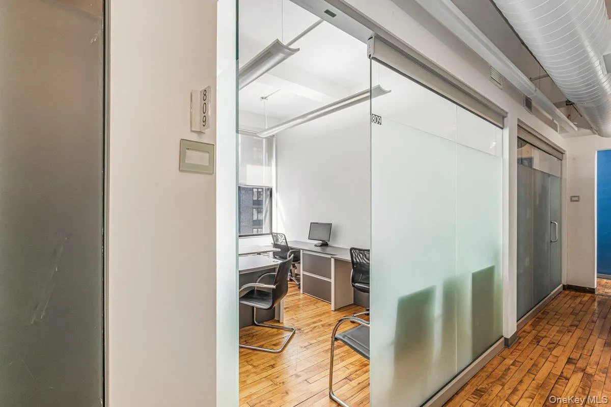 Office featuring light wood-type flooring Office featuring light wood-type flooring