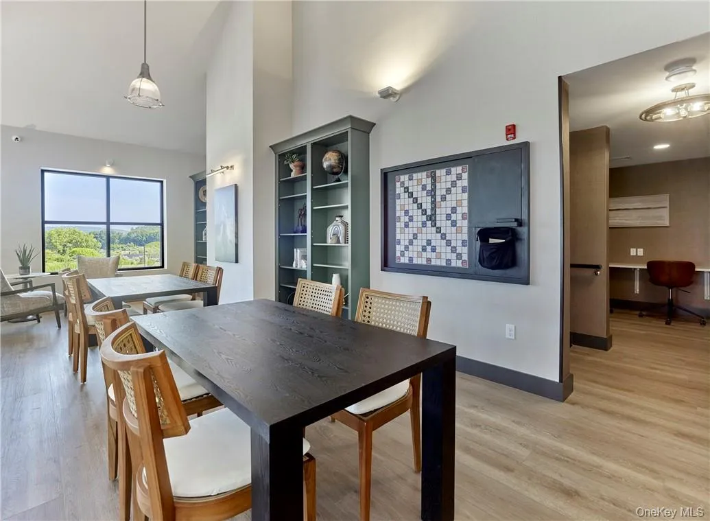 Dining area in clubhouse Dining area in clubhouse