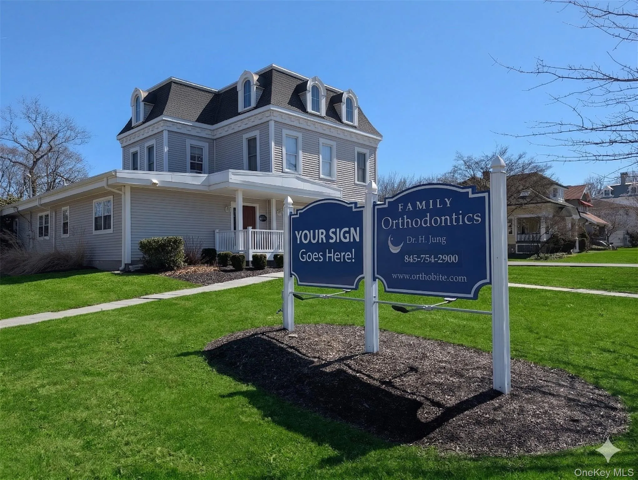 Front of building showing where your sign can go! Front of building showing where your sign can go!