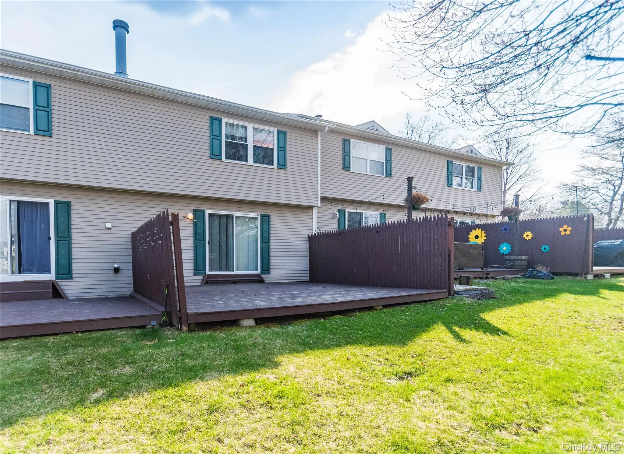 rear view of deck area rear view of deck area
