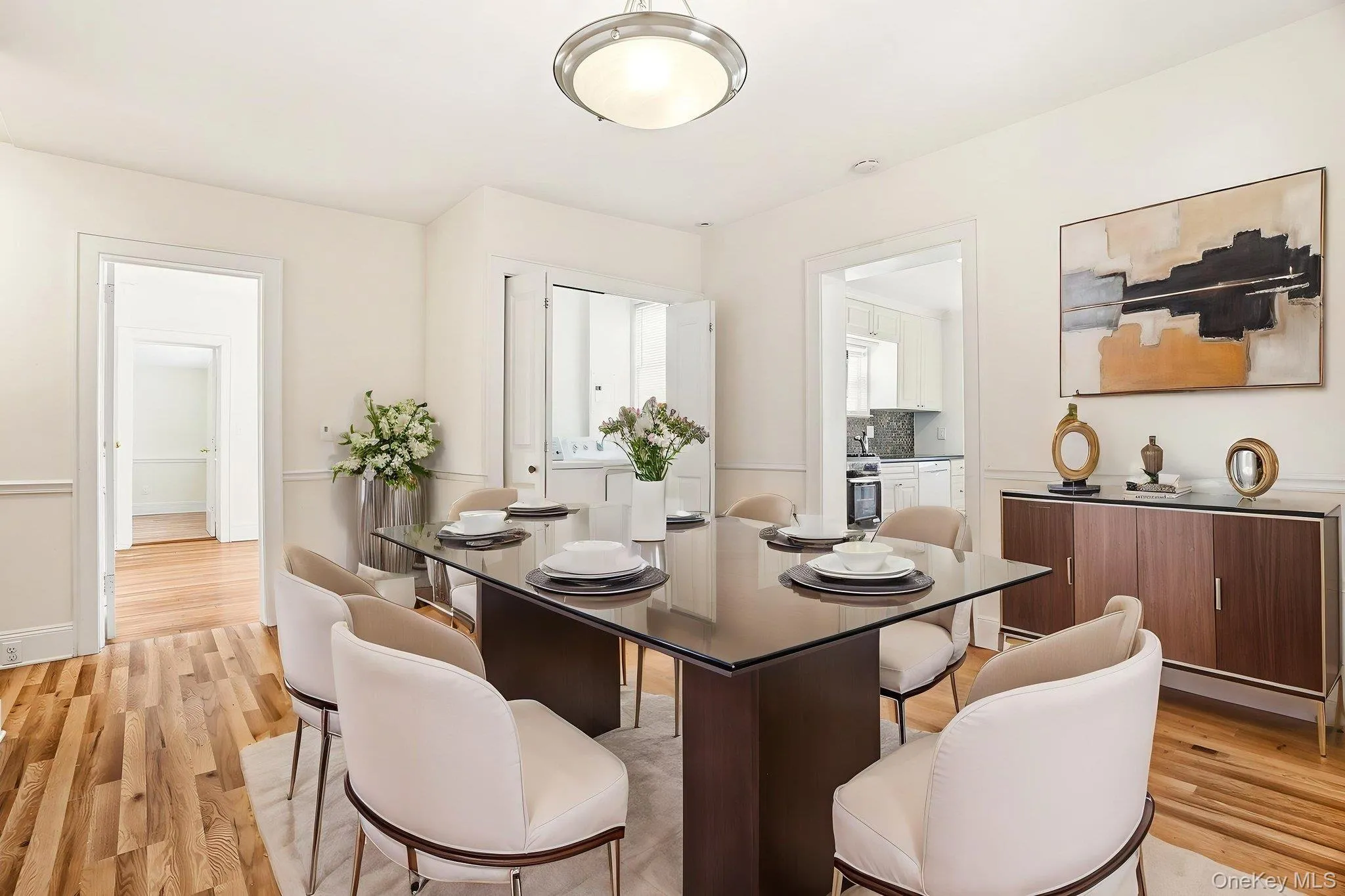 Dining Room Overlooking Kitchen & Laundry Dining Room Overlooking Kitchen & Laundry