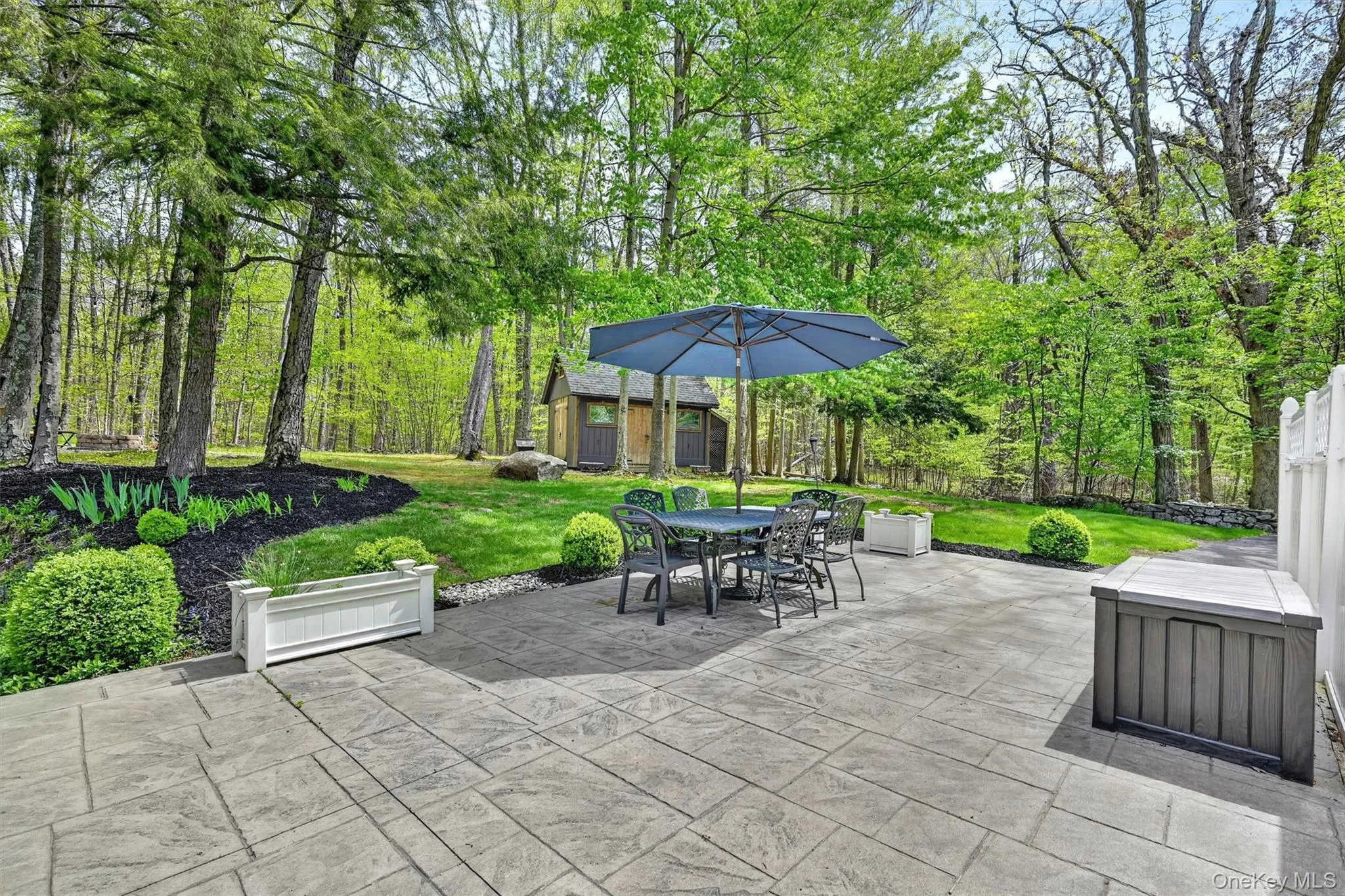 Beautiful stamped patio Beautiful stamped patio