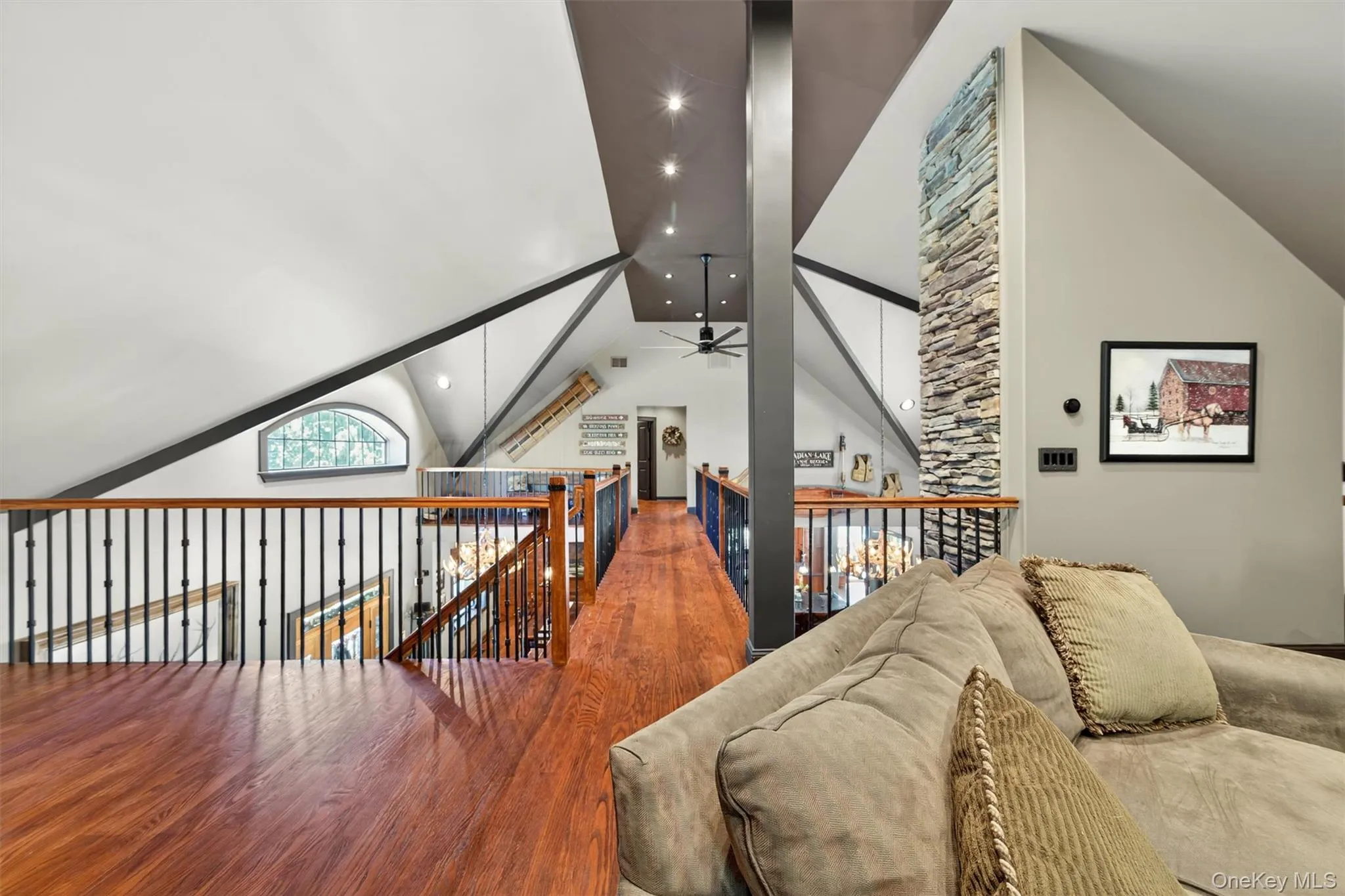 large loft area open to the main level large loft area open to the main level