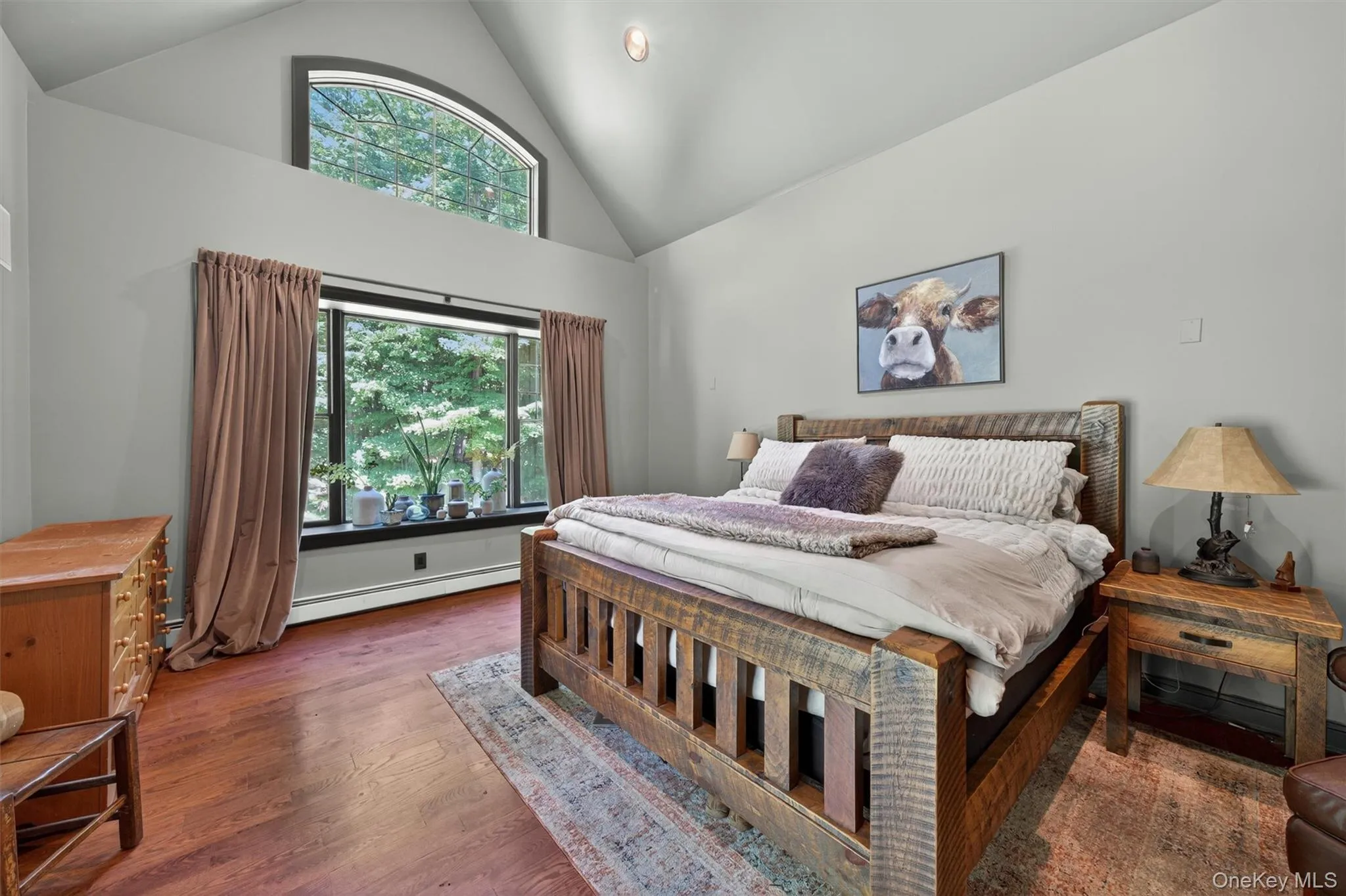 Gorgeous Primary Bedroom, with large closet space and vaulted ceiling Gorgeous Primary Bedroom, with large closet space and vaulted ceiling