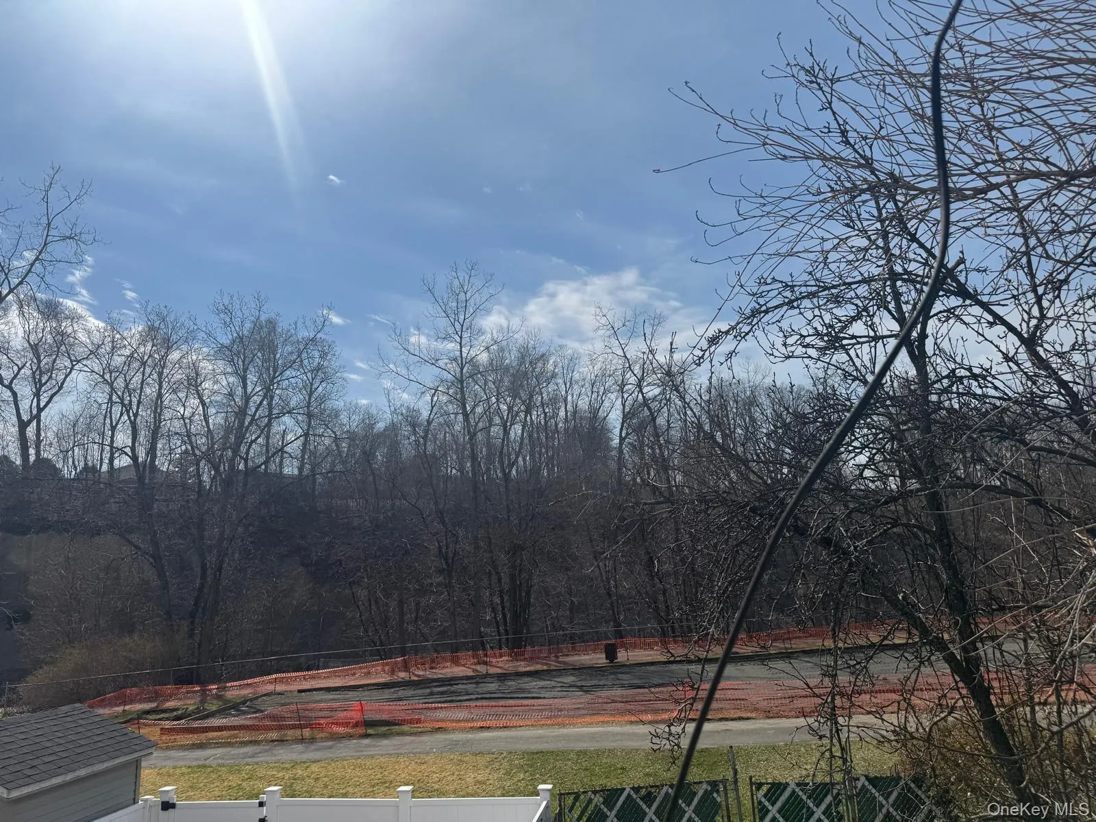 Park adjacent with the backyard Park adjacent with the backyard