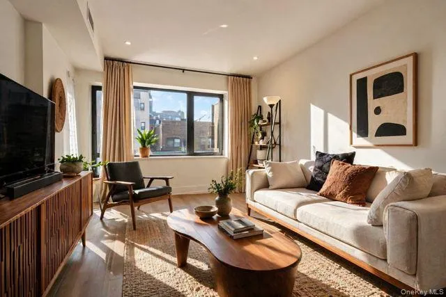 Virtually staged living room. Virtually staged living room.