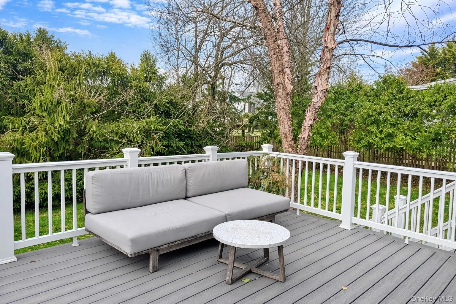 Deck provides alfresco dining, easy grilling and access from Breakfast Room and Living Room Deck provides alfresco dining, easy grilling and access from Breakfast Room and Living Room