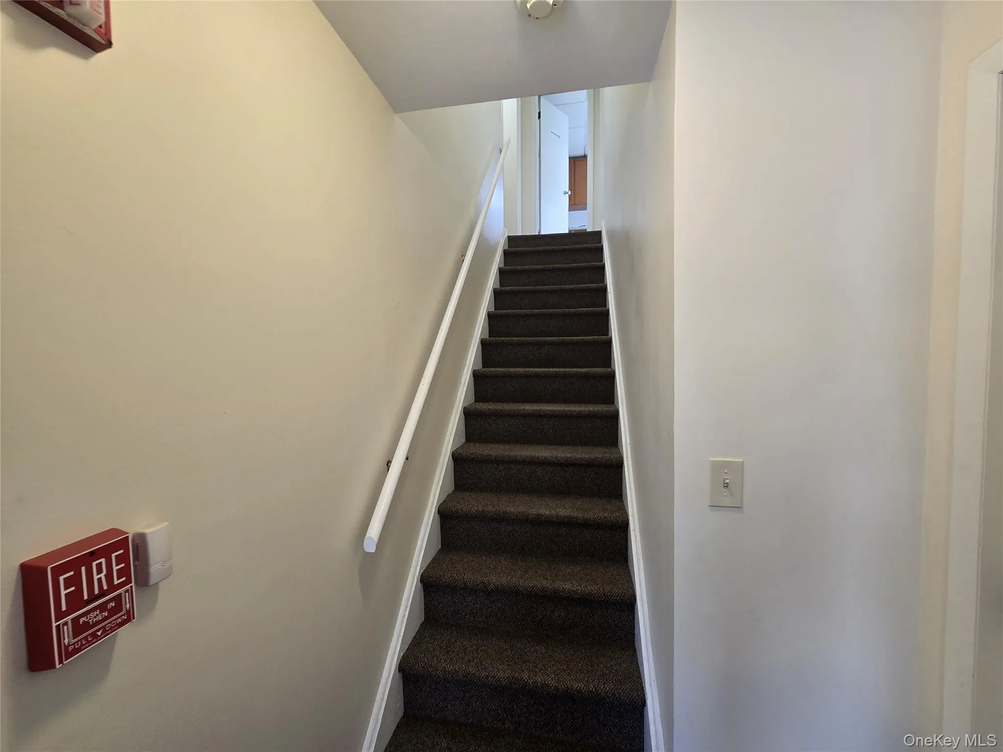 Stairs leading to offices Stairs leading to offices