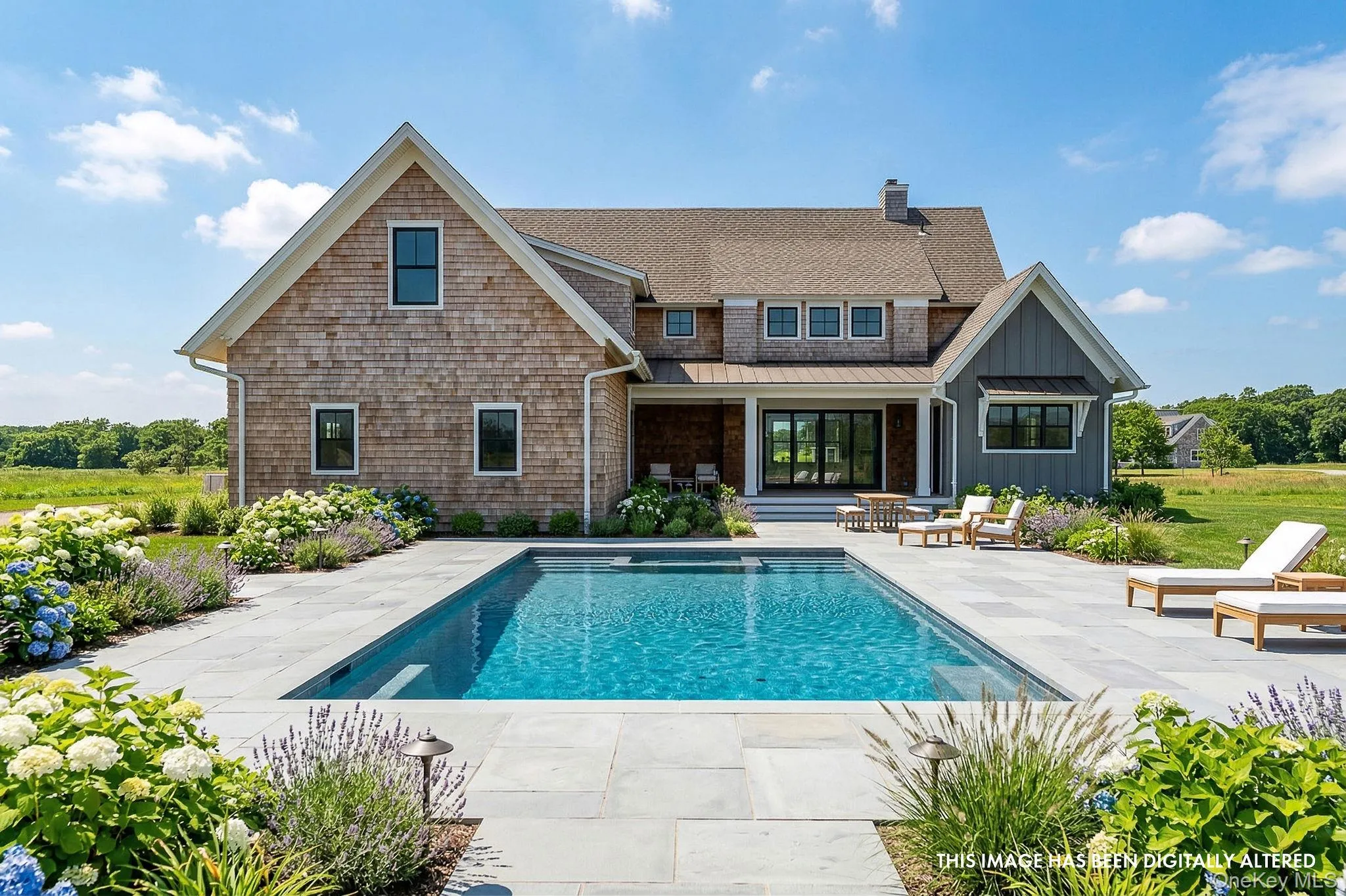 This image has been digitally enhanced to add a swimming pool This image has been digitally enhanced to add a swimming pool