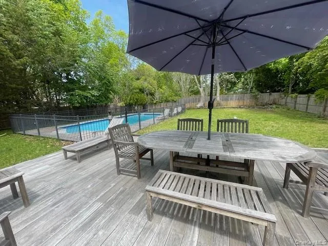 Deck and Private Yard Deck and Private Yard