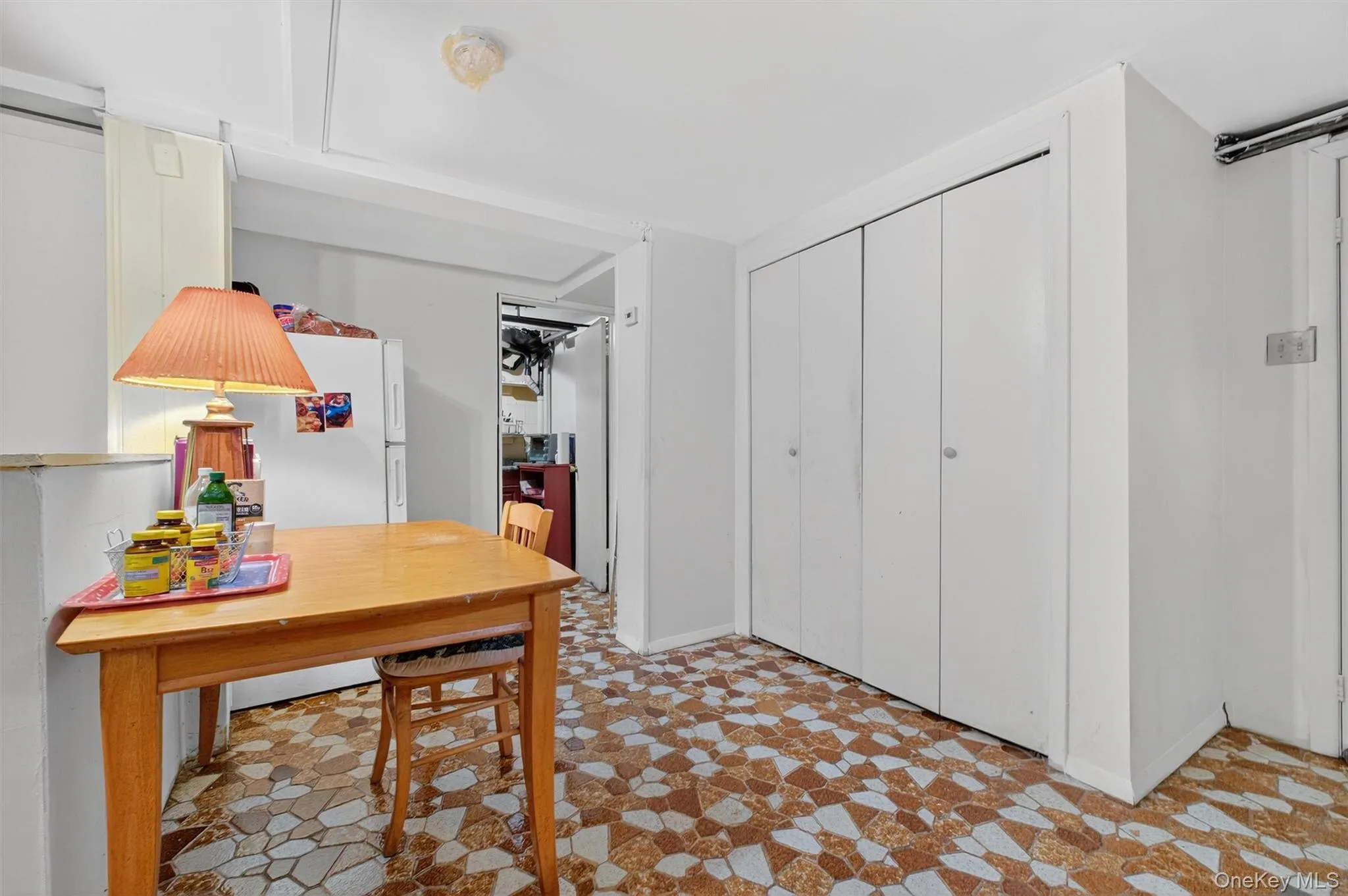 Home office with baseboards Home office with baseboards