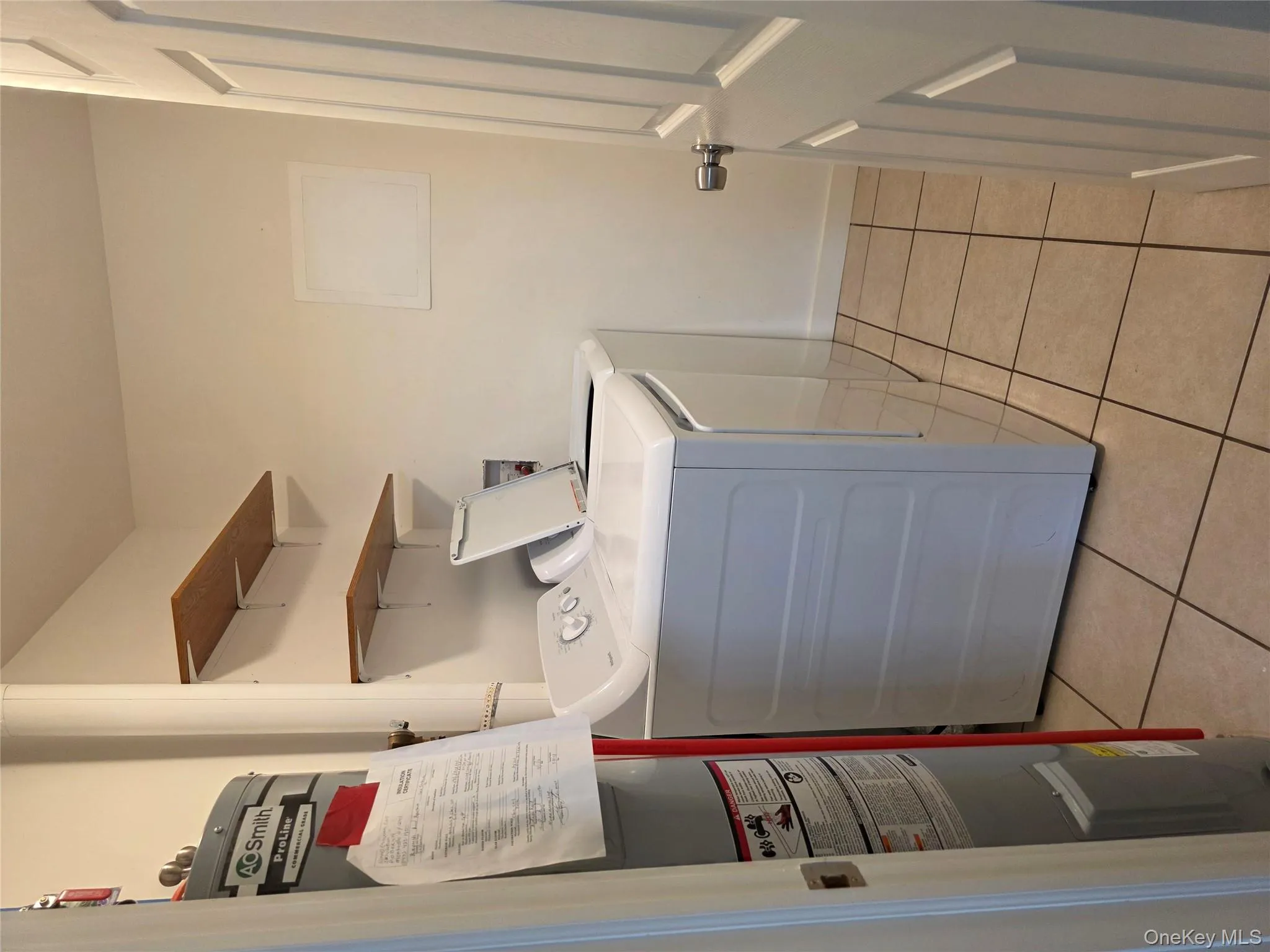 Laundry closet Laundry closet