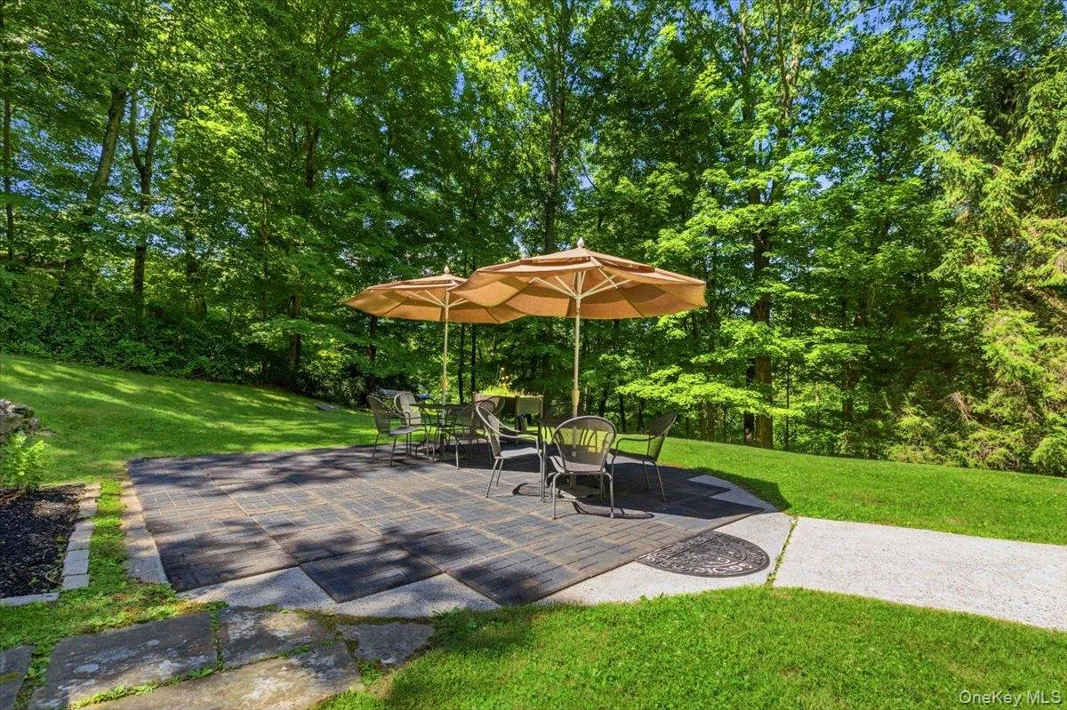The rubber matting on the cement Patio stays. Picture lovely summer nights dining outside with family and friends. The rubber matting on the cement Patio stays. Picture lovely summer nights dining outside with family and friends.