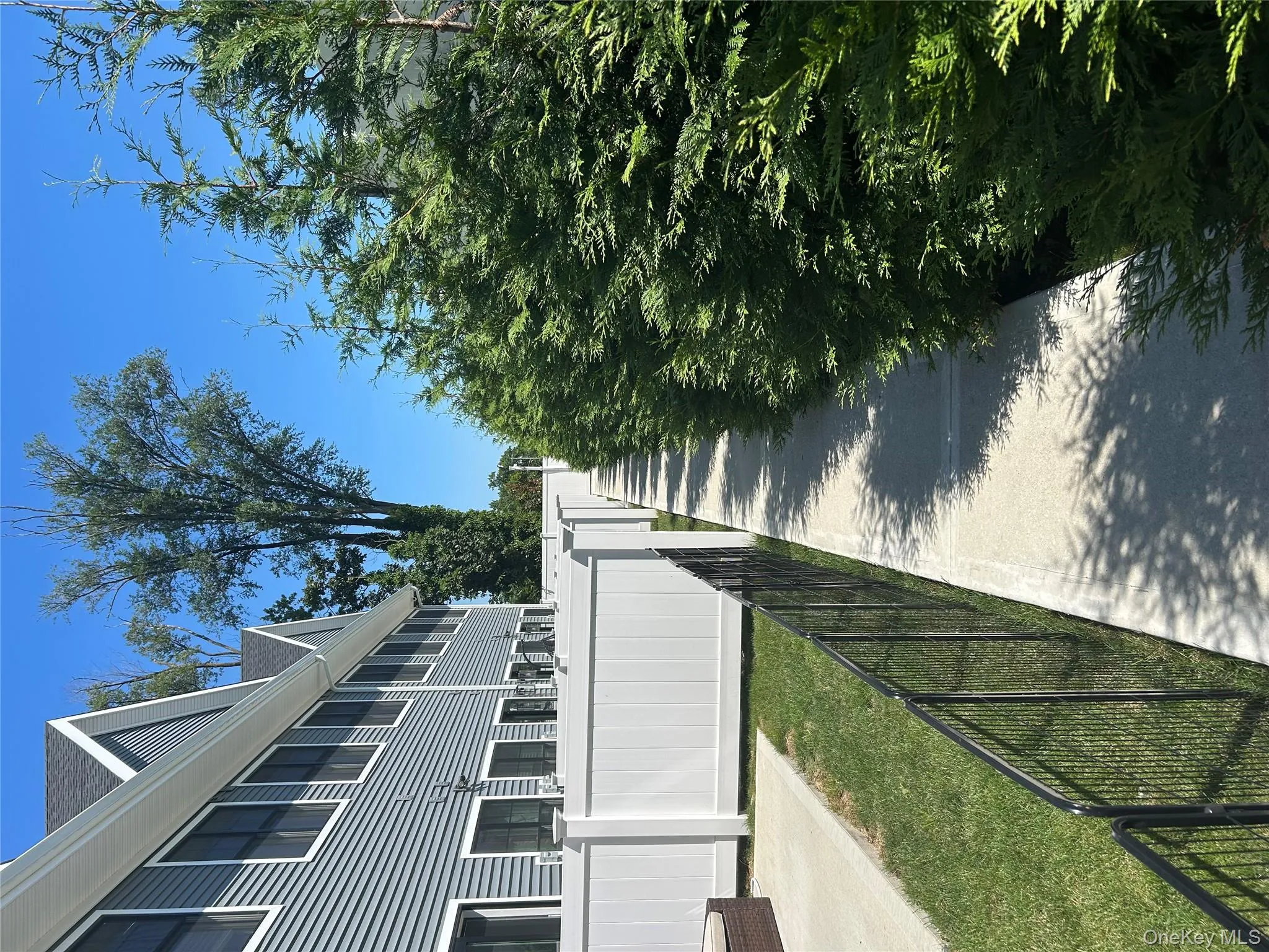 Back of the building. Back of the building.