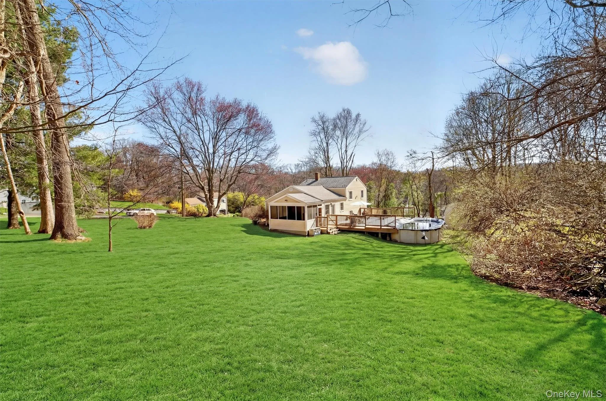 How about baseball or soccer in this wonderful backyard How about baseball or soccer in this wonderful backyard