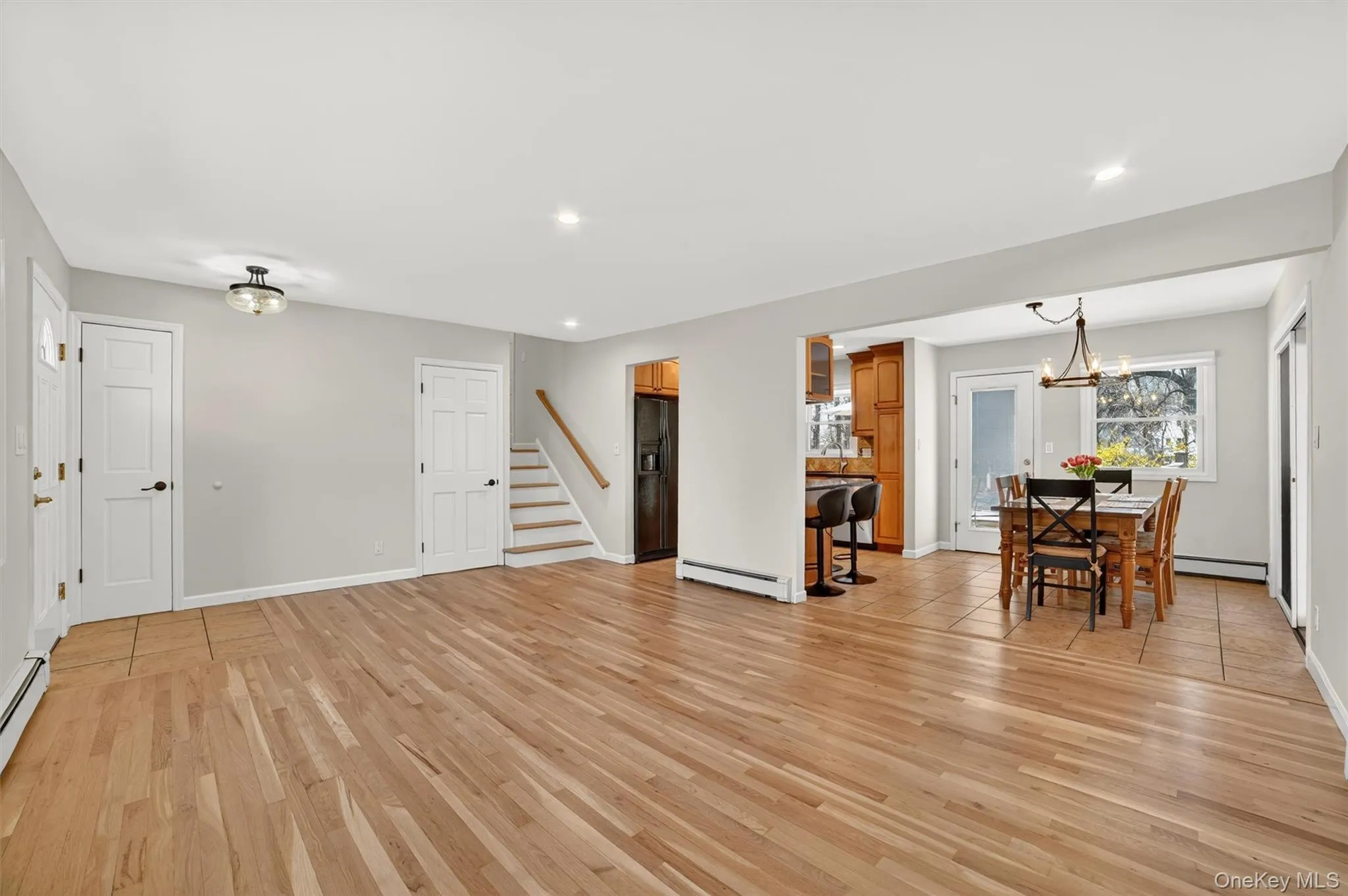 Newly refinished oak hardwood floors Newly refinished oak hardwood floors