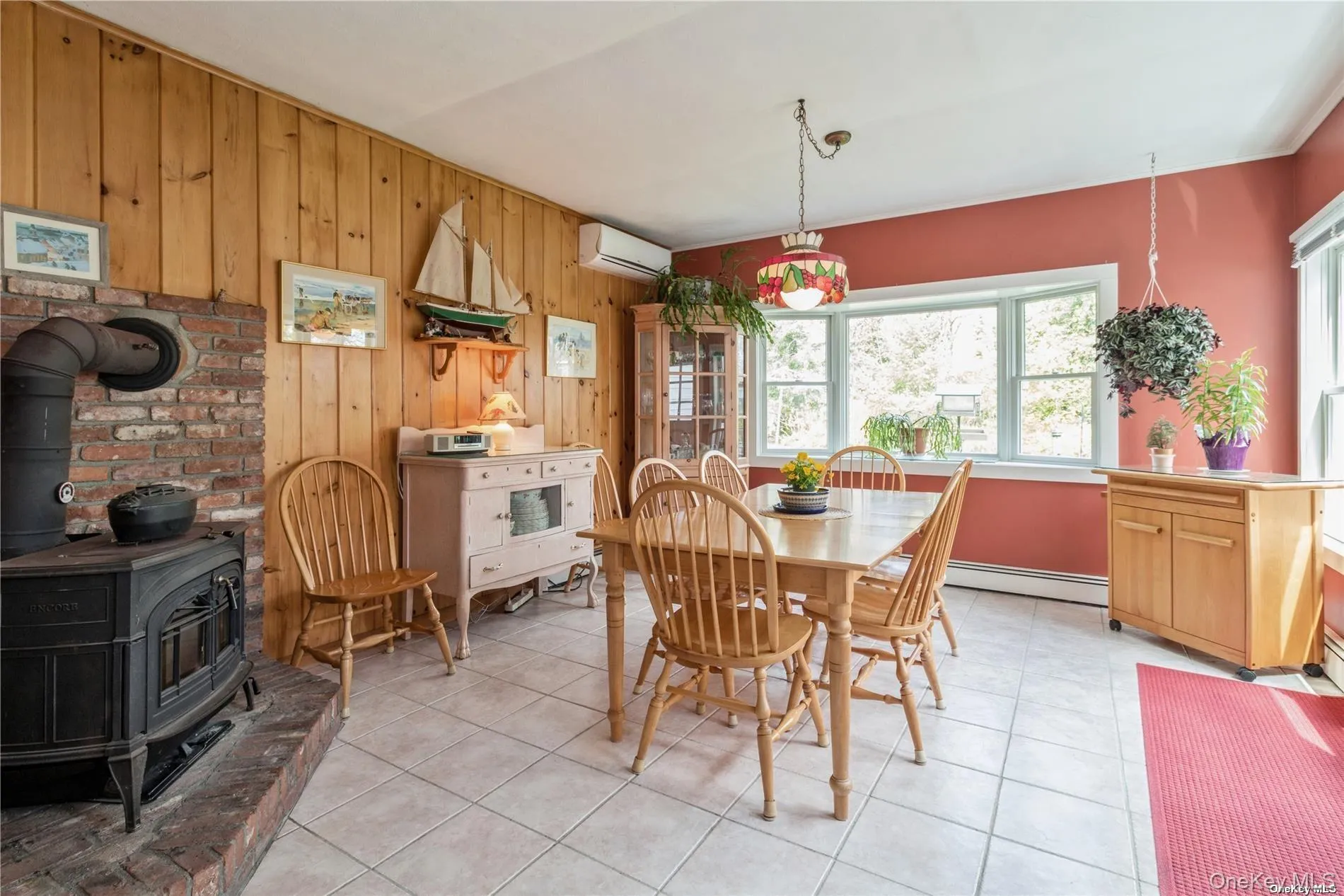 Large dining area with sliders to 2 level deck Large dining area with sliders to 2 level deck