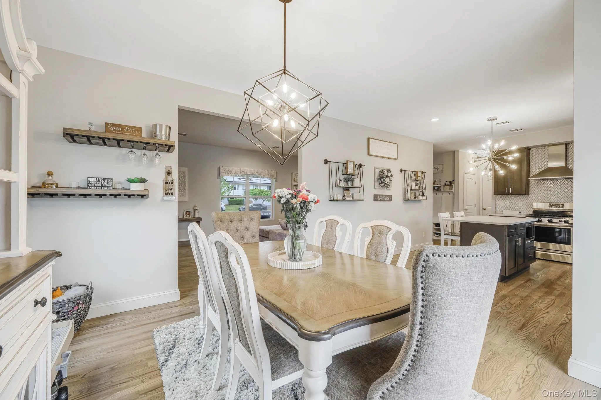 Formal DR with HW Floors, Open Flow to EIK, Sliders to Backyard Oasis Formal DR with HW Floors, Open Flow to EIK, Sliders to Backyard Oasis