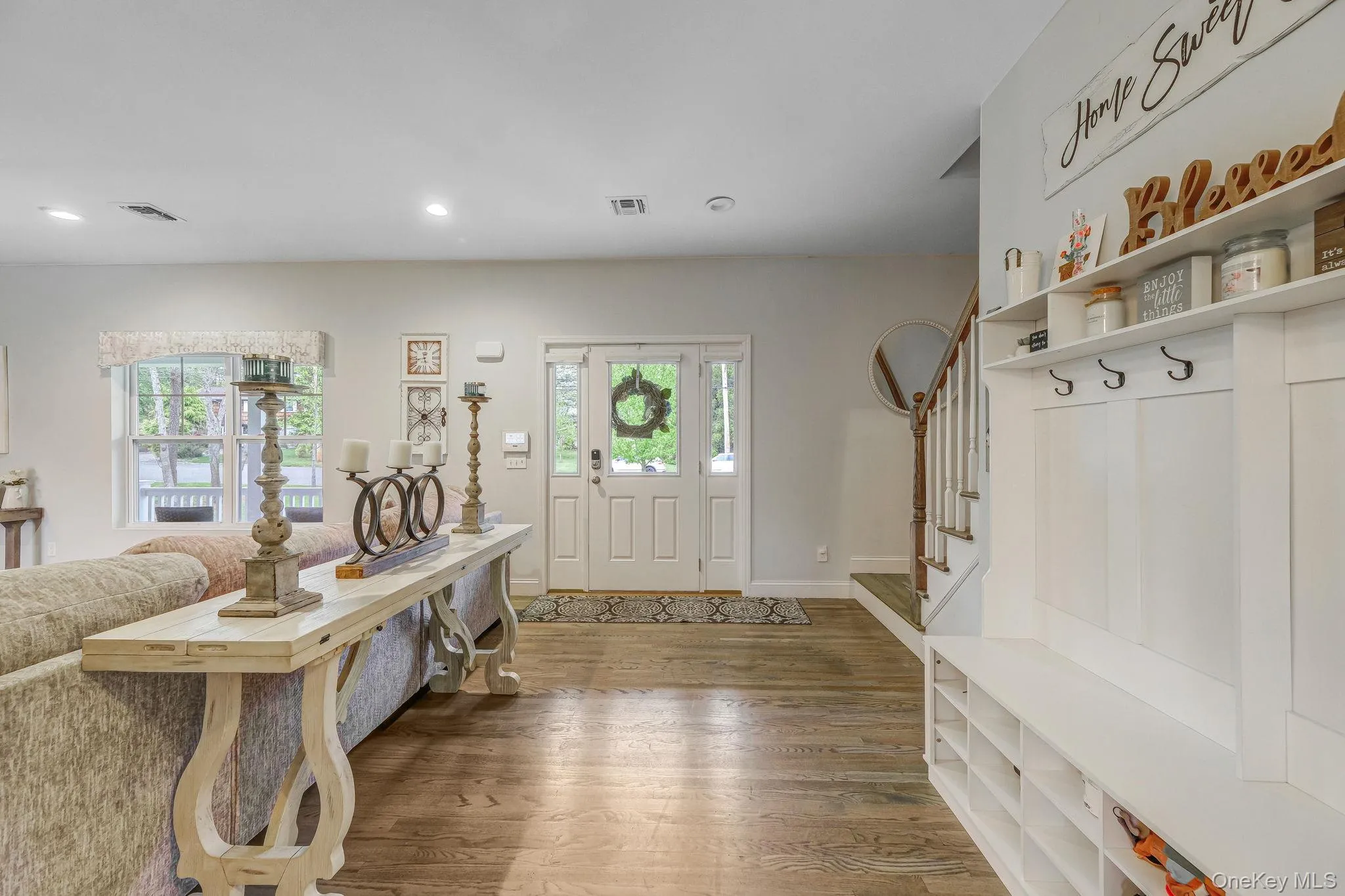 Entrance Foyer, HW Floors, LR Entrance Foyer, HW Floors, LR