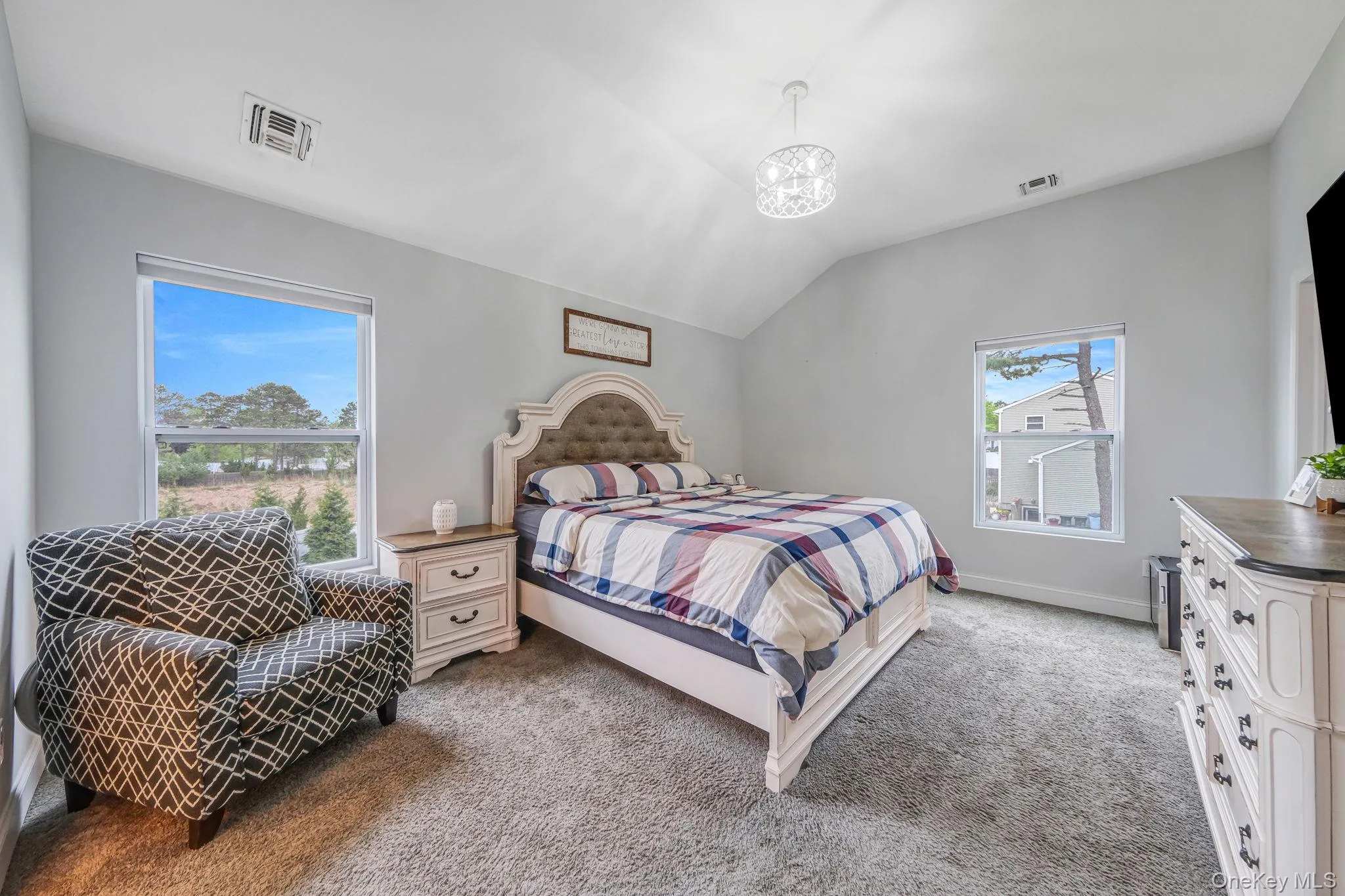 Primary En-Suite with Vaulted Ceilings, Walk In Closet with Custom Built Ins, Primary En-Suite Bathroom Primary En-Suite with Vaulted Ceilings, Walk In Closet with Custom Built Ins, Primary En-Suite Bathroom