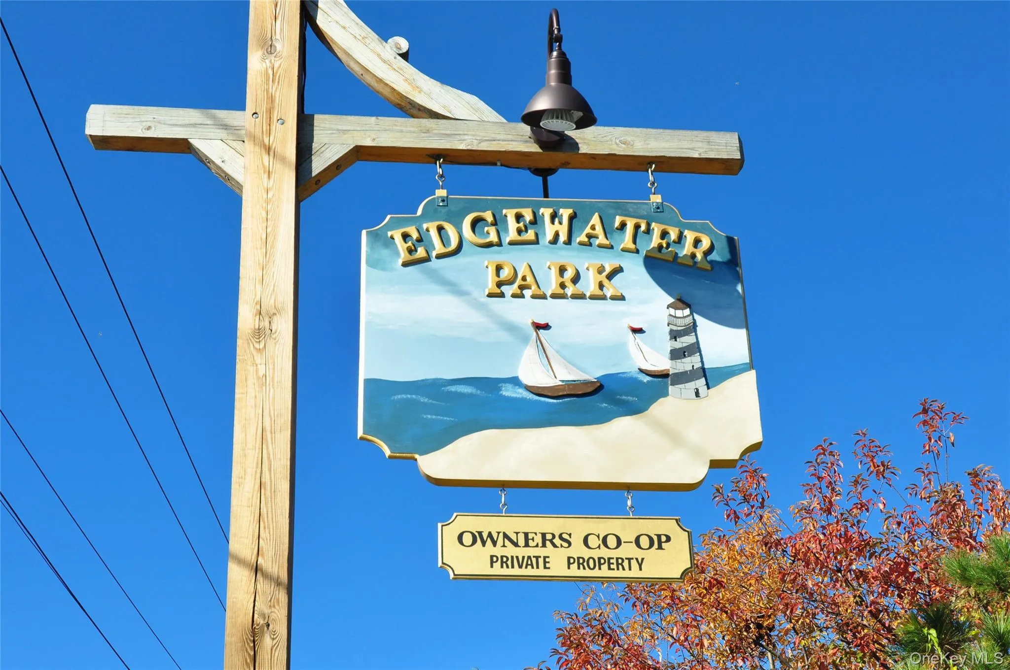 Edgewater Park sign Edgewater Park sign