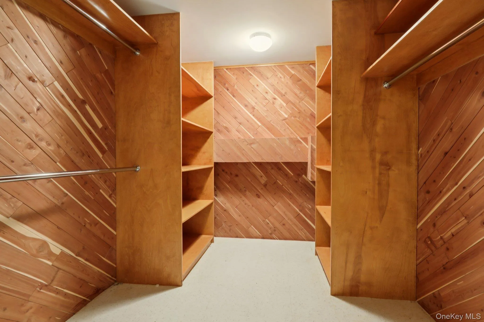 Cedar closet in finished walk out basement Cedar closet in finished walk out basement