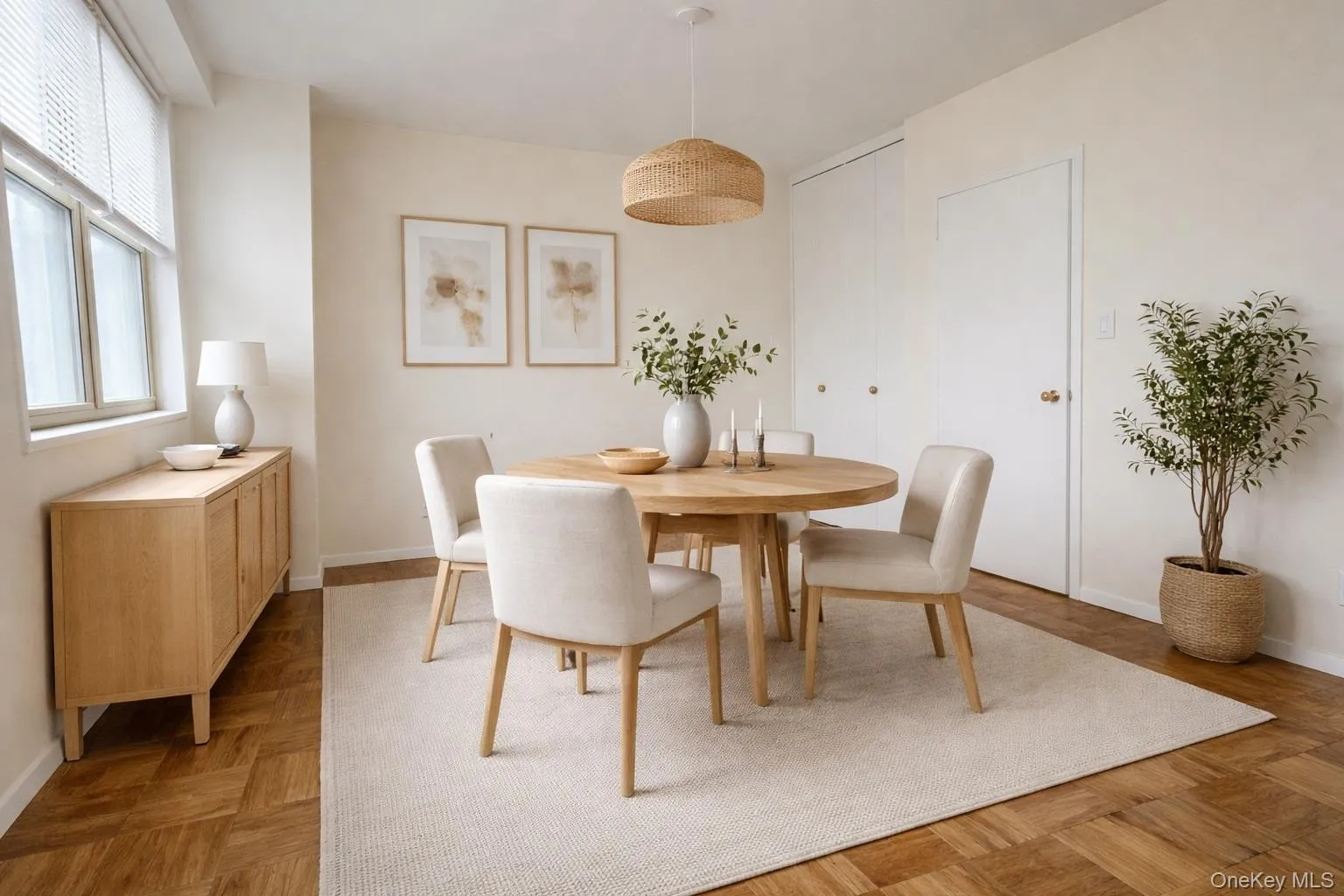 Room off the kitchen Virtually staged as dining room Room off the kitchen Virtually staged as dining room